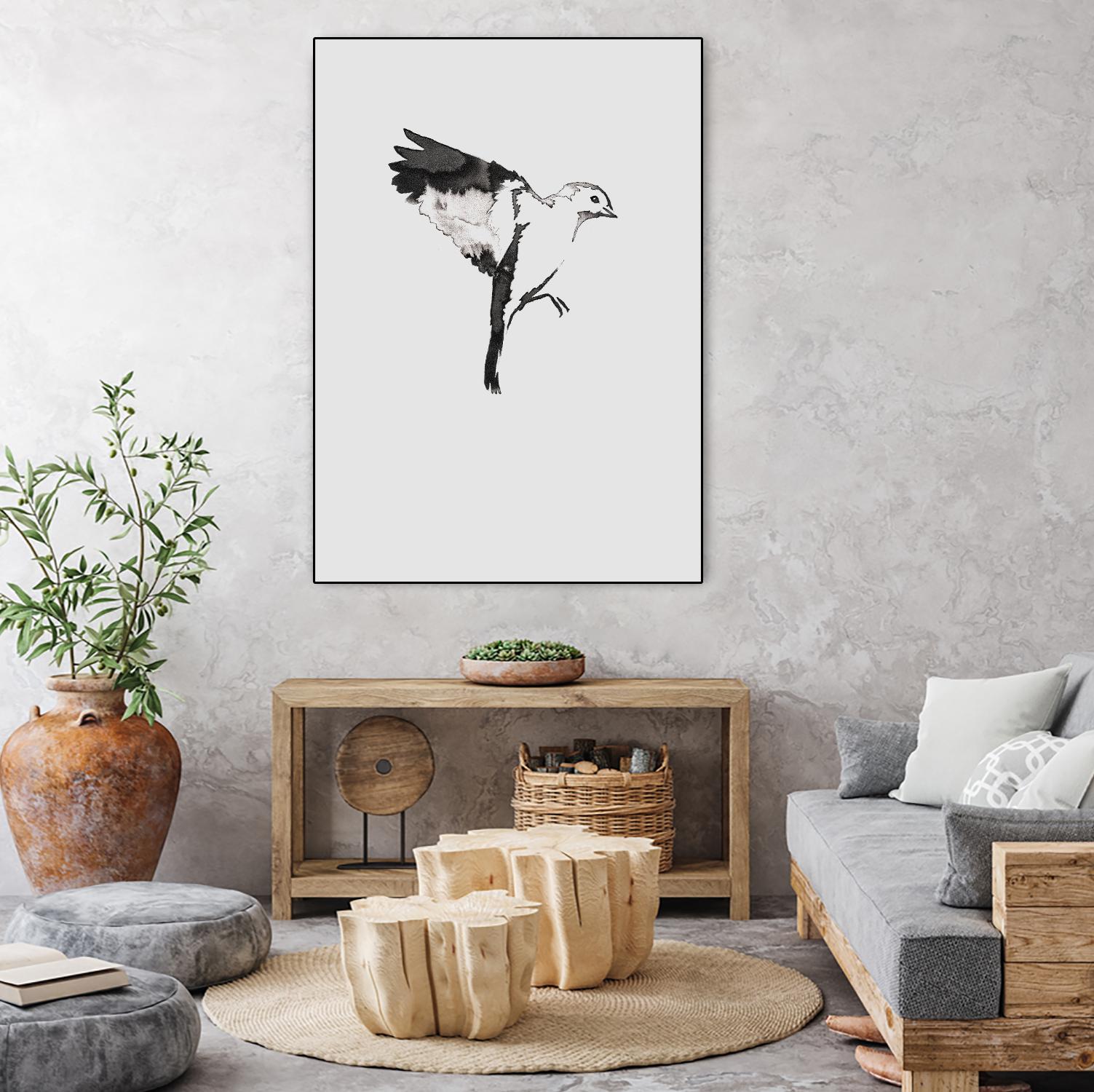 Flying Bird I by Incado on GIANT ART - multicolor animals