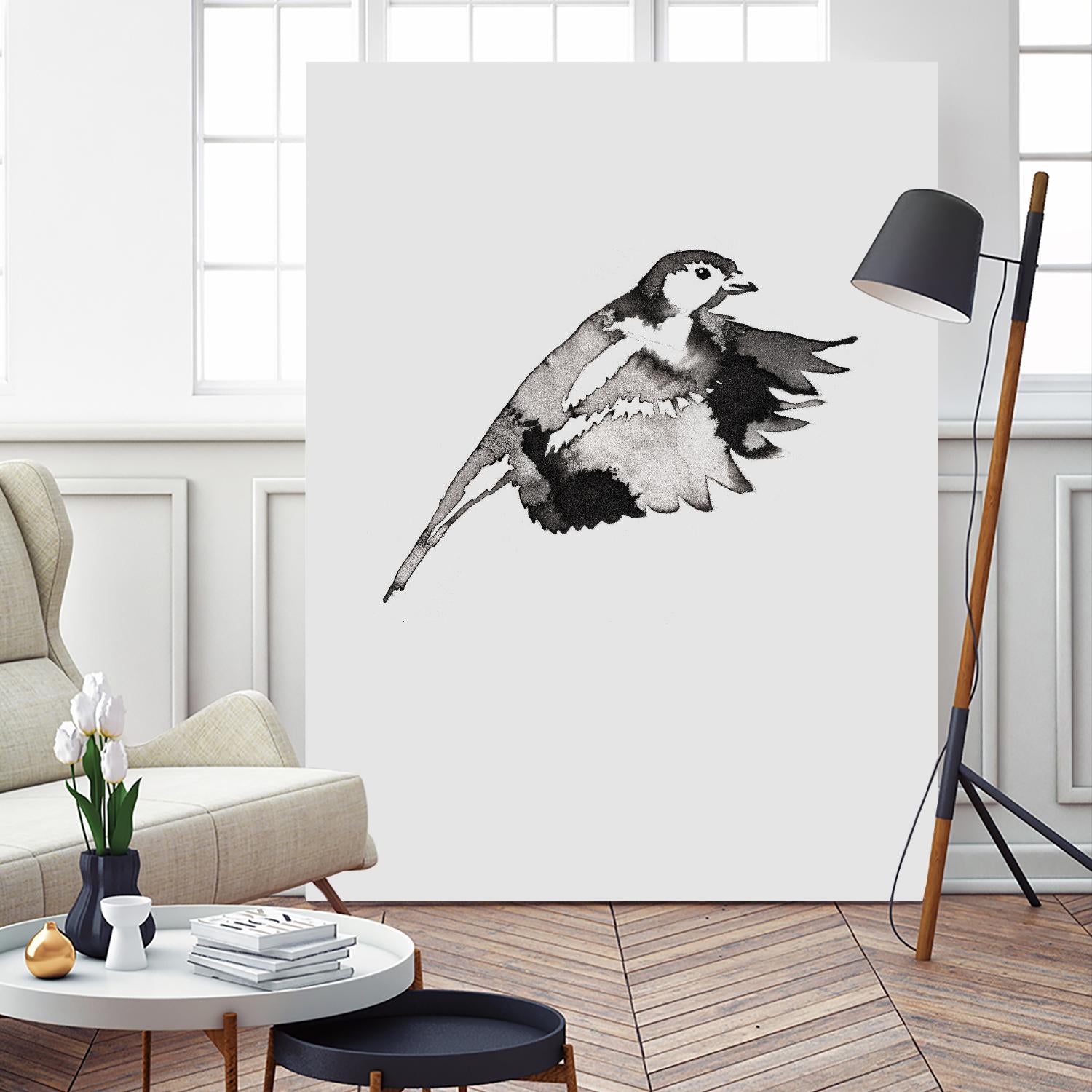 Flying Bird II by Incado on GIANT ART - multicolor animals