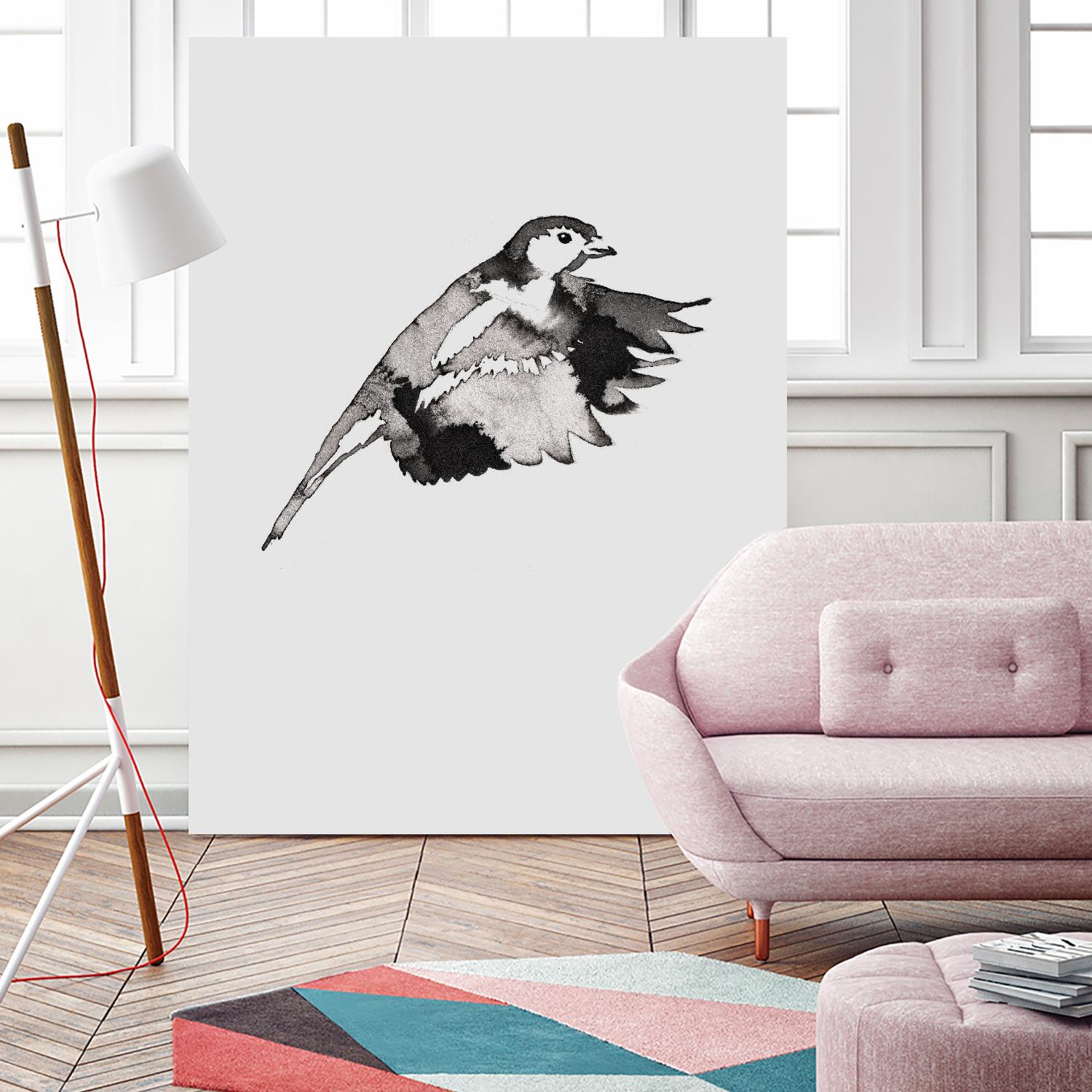 Flying Bird II by Incado on GIANT ART - multicolor animals