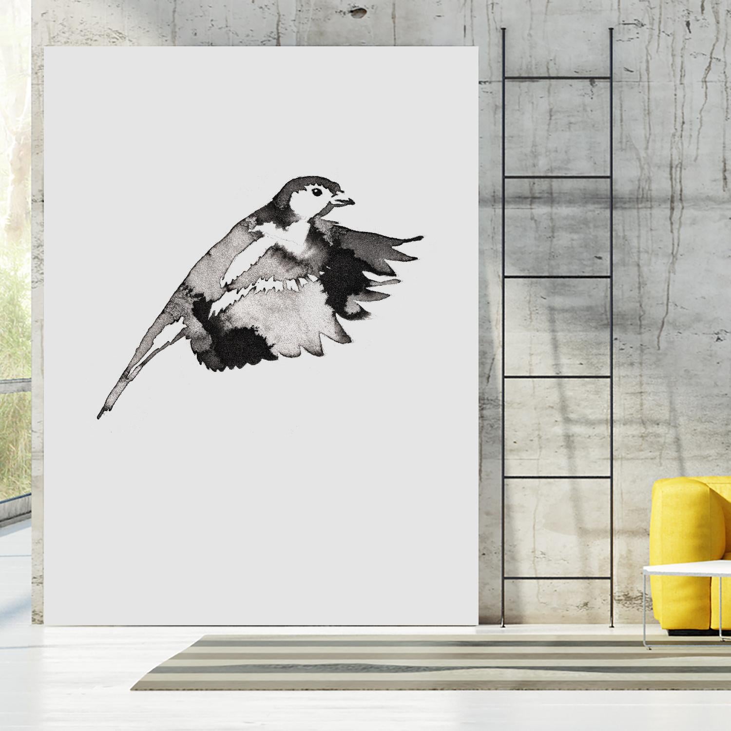 Flying Bird II by Incado on GIANT ART - multicolor animals