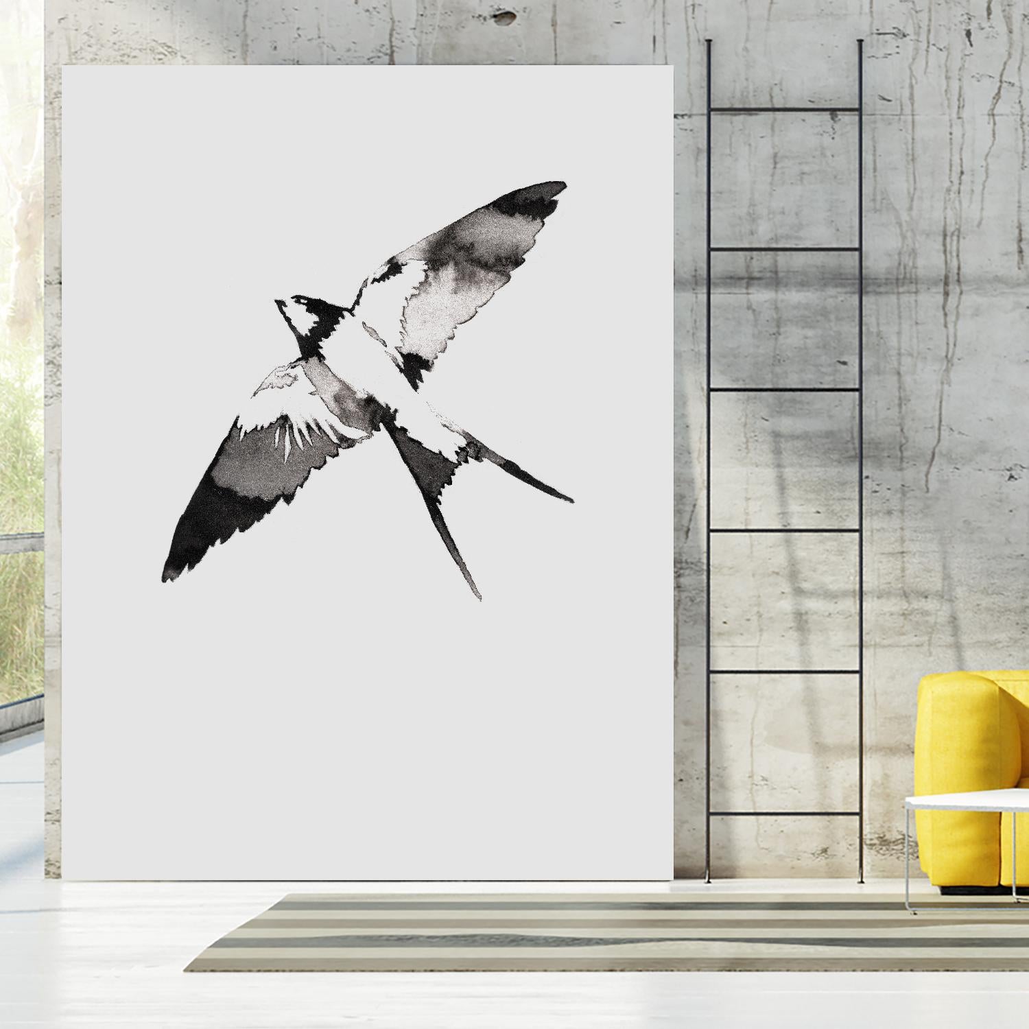 Flying Bird III by Incado on GIANT ART - multicolor animals