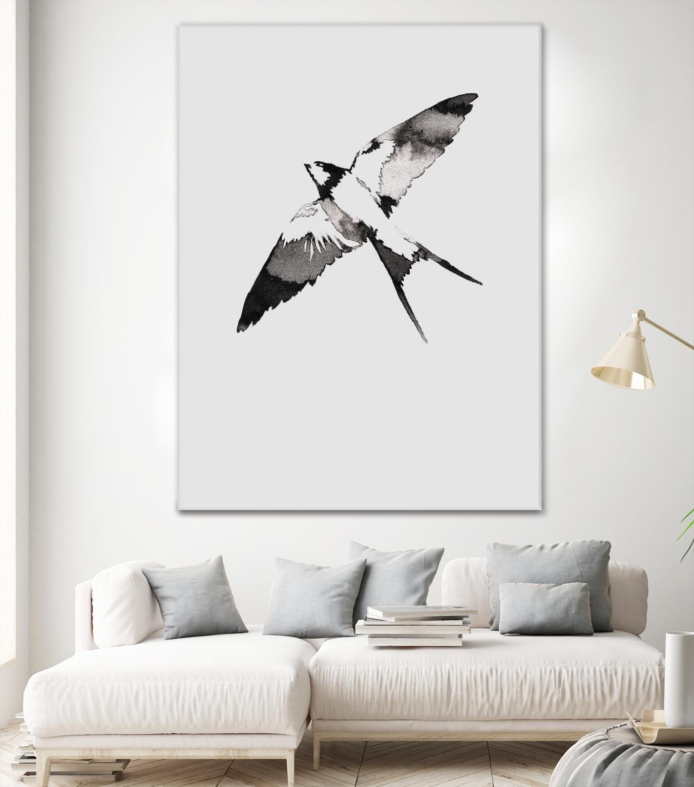 Flying Bird III by Incado on GIANT ART - multicolor animals