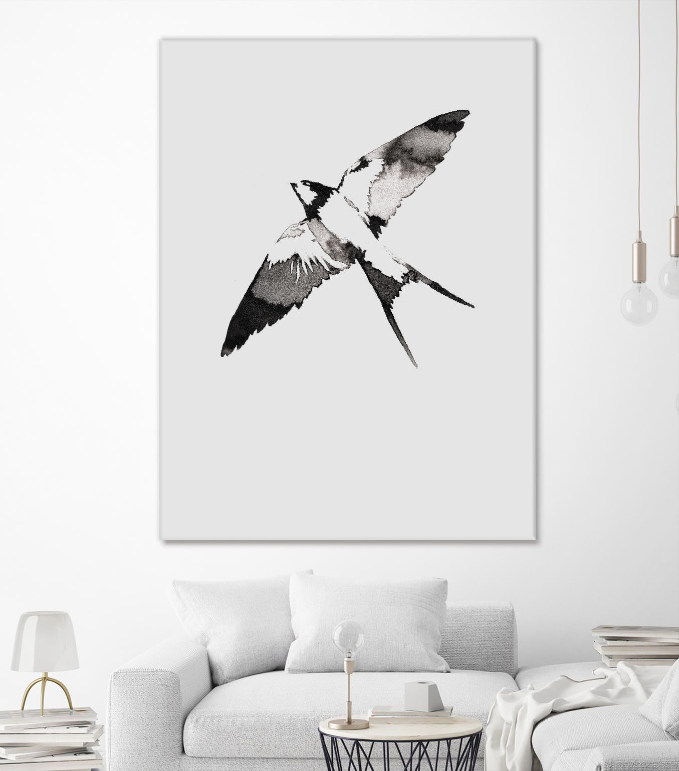 Flying Bird III by Incado on GIANT ART - multicolor animals