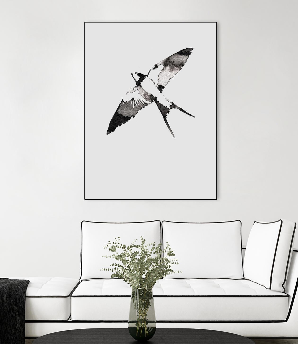 Flying Bird III by Incado on GIANT ART - multicolor animals