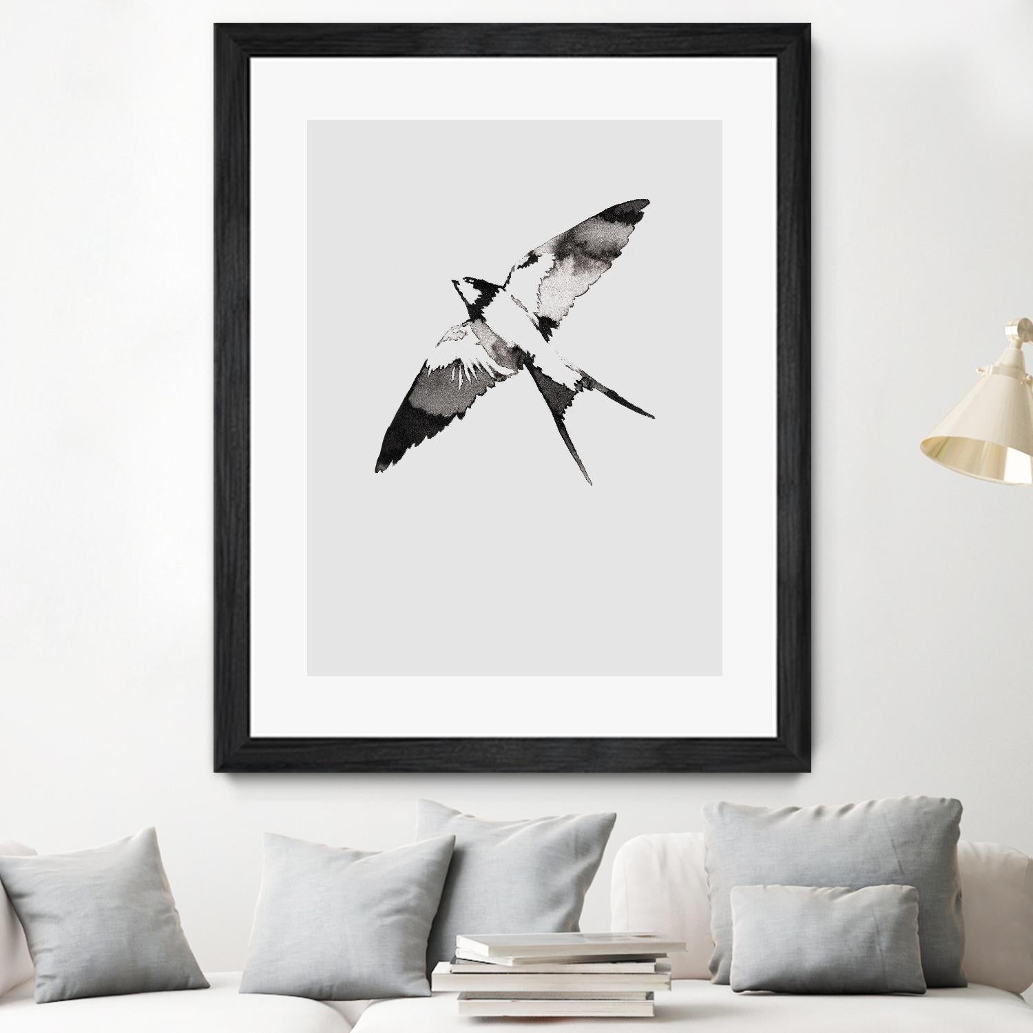 Flying Bird III by Incado on GIANT ART - multicolor animals