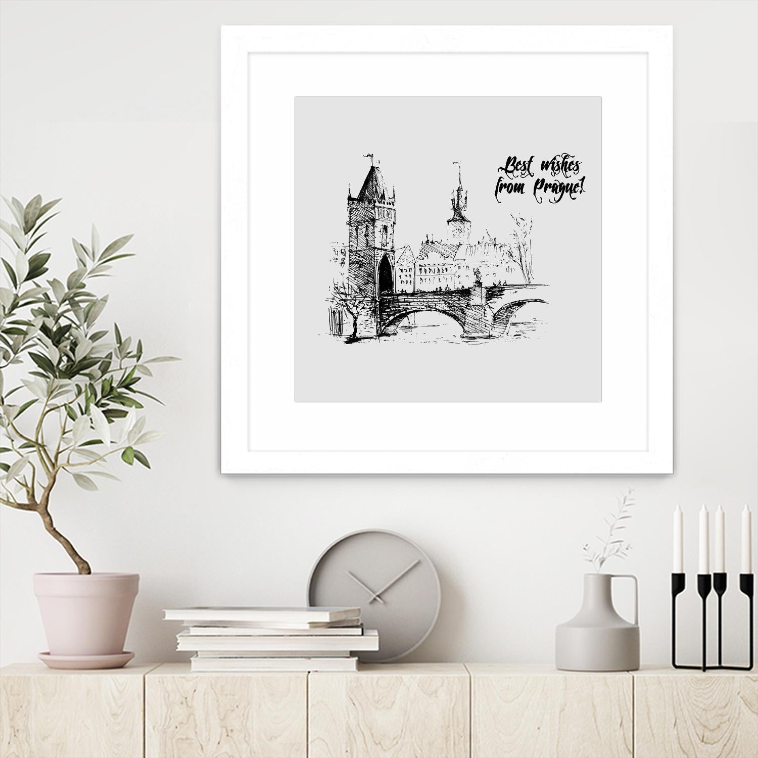 Prague by TypeLike on GIANT ART - multicolor people/places; landscapes