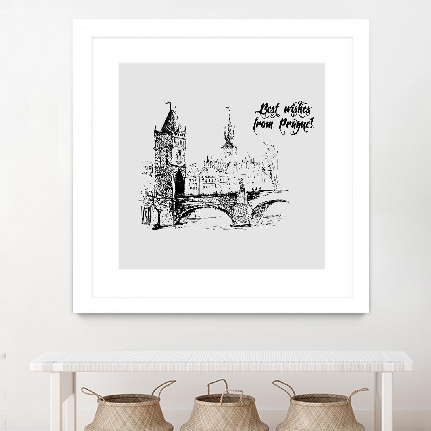 Prague by TypeLike on GIANT ART - multicolor people/places; landscapes