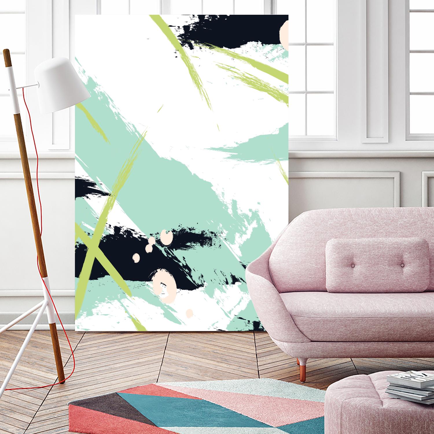 Turquoise by Incado on GIANT ART - multicolor abstracts; contemporary