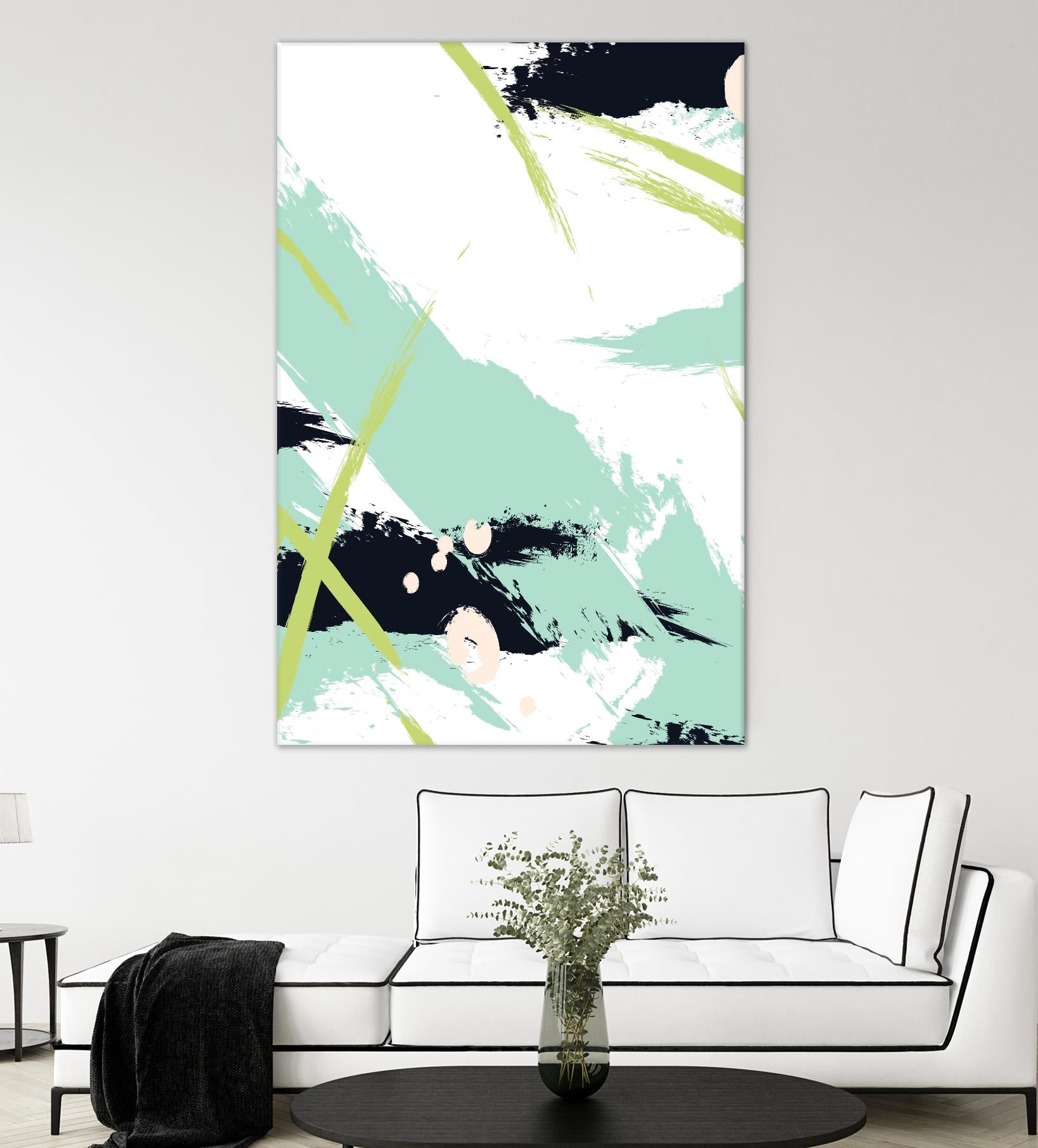 Turquoise by Incado on GIANT ART - multicolor abstracts; contemporary