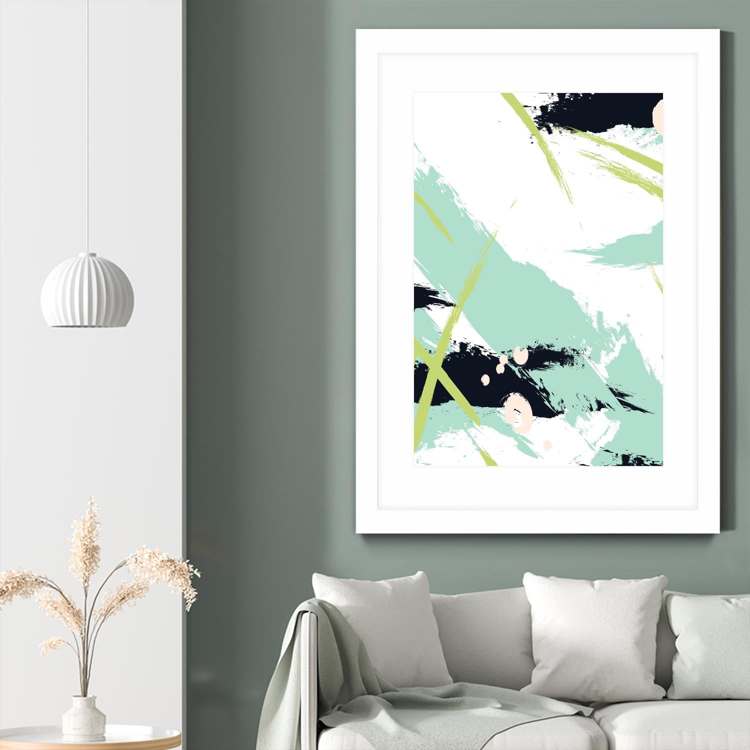 Turquoise by Incado on GIANT ART - multicolor abstracts; contemporary