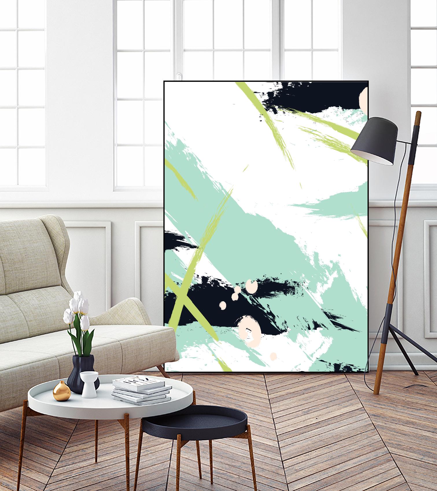 Turquoise by Incado on GIANT ART - multicolor abstracts; contemporary
