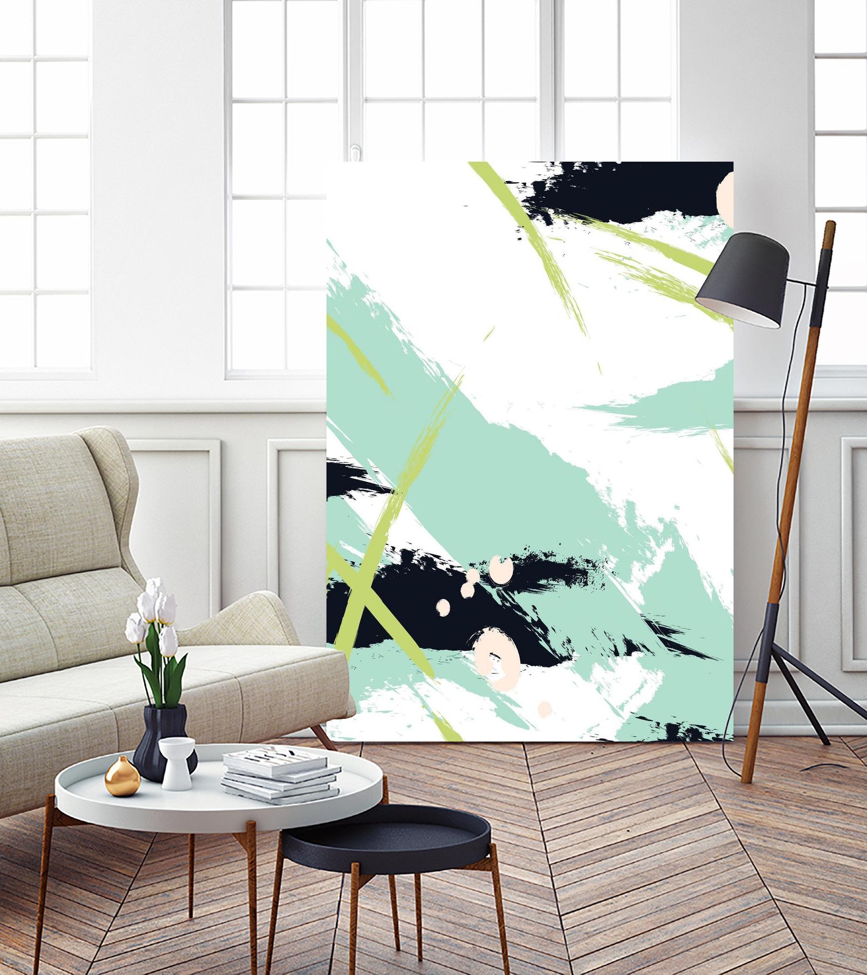 Turquoise by Incado on GIANT ART - multicolor abstracts; contemporary