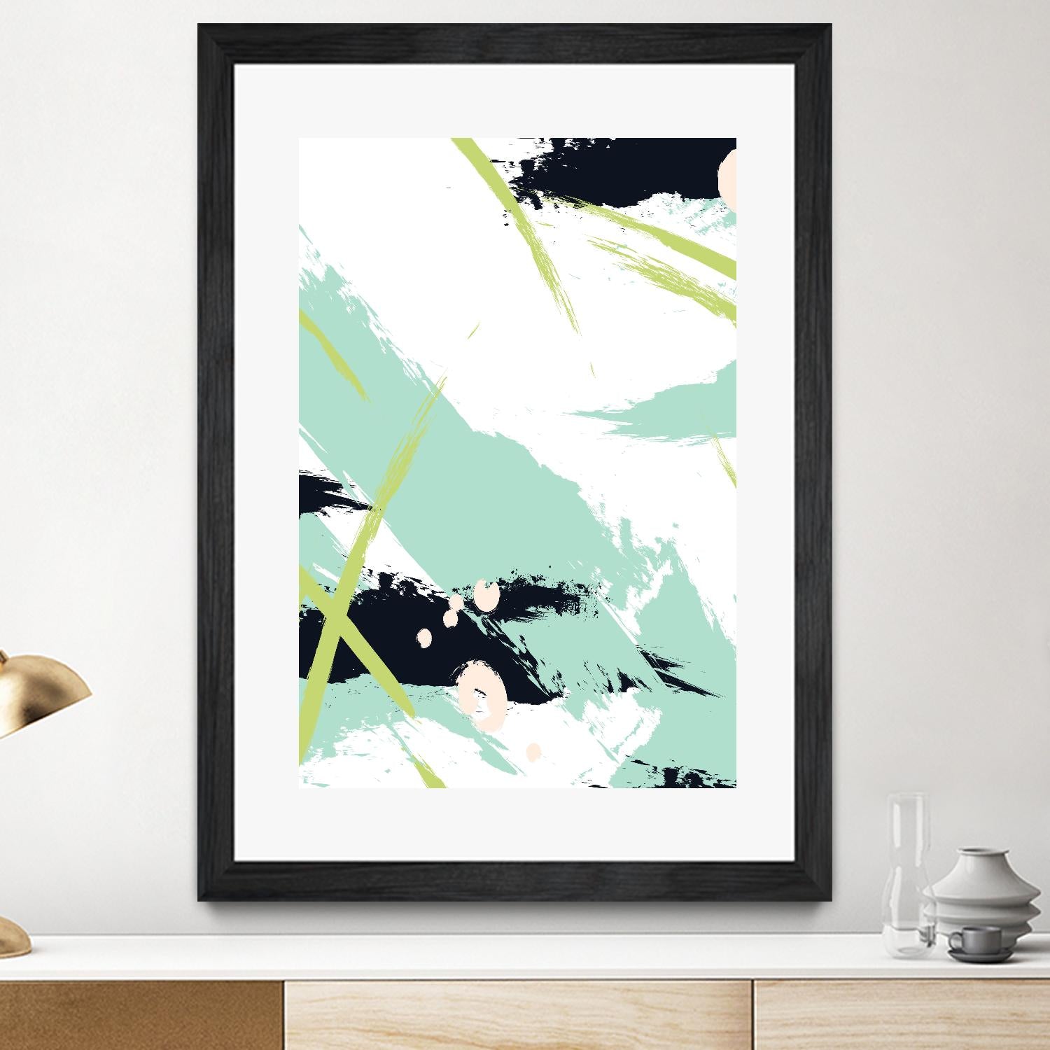 Turquoise by Incado on GIANT ART - multicolor abstracts; contemporary