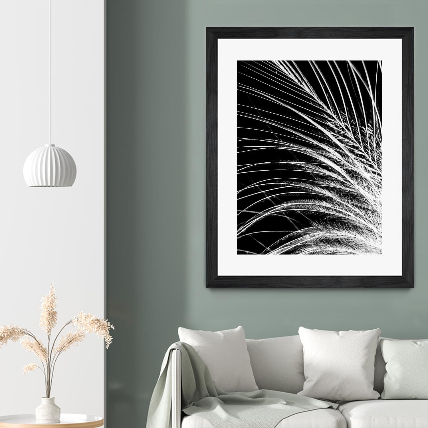 White Feather by Incado on GIANT ART - multicolor photography; floral/still life