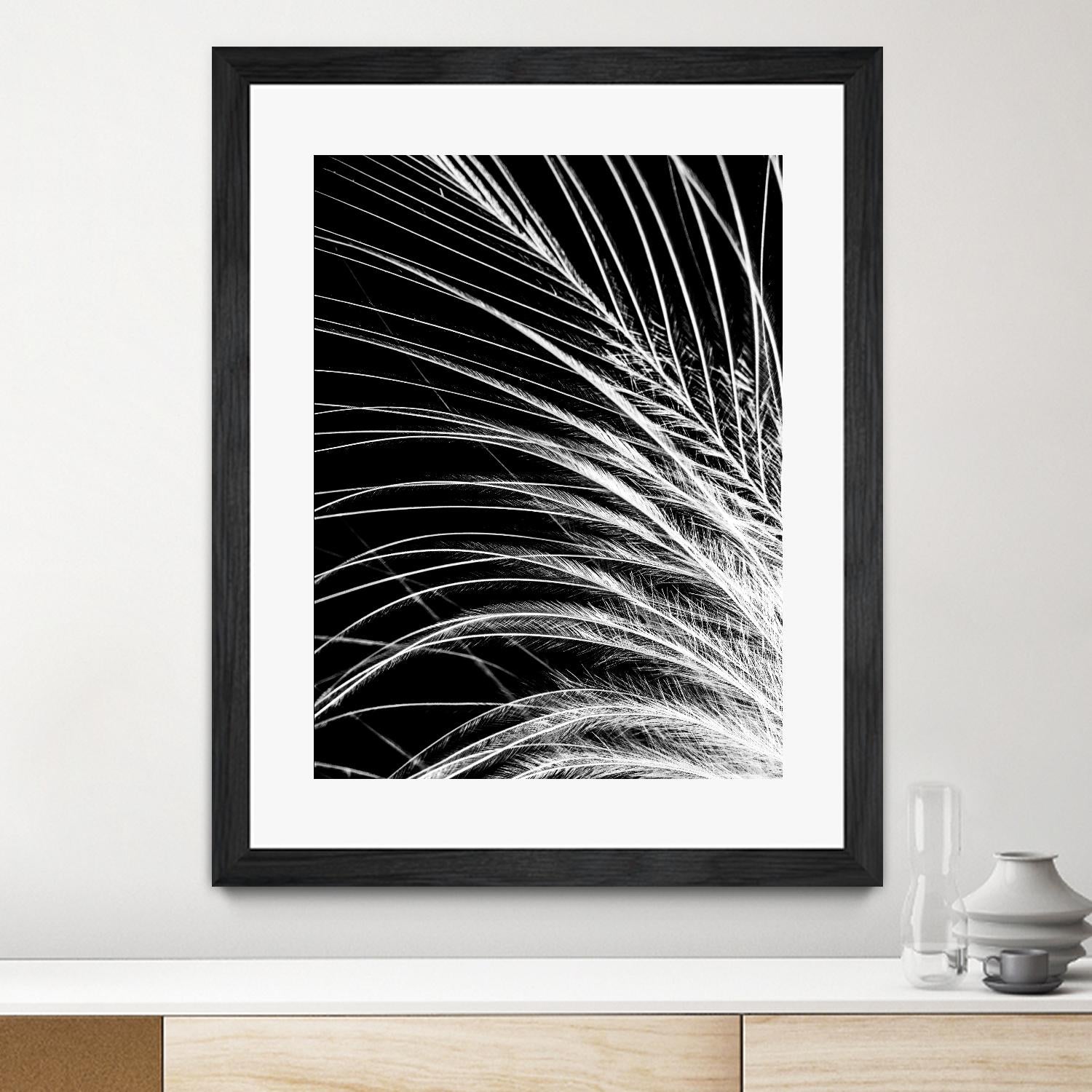 White Feather by Incado on GIANT ART - multicolor photography; floral/still life
