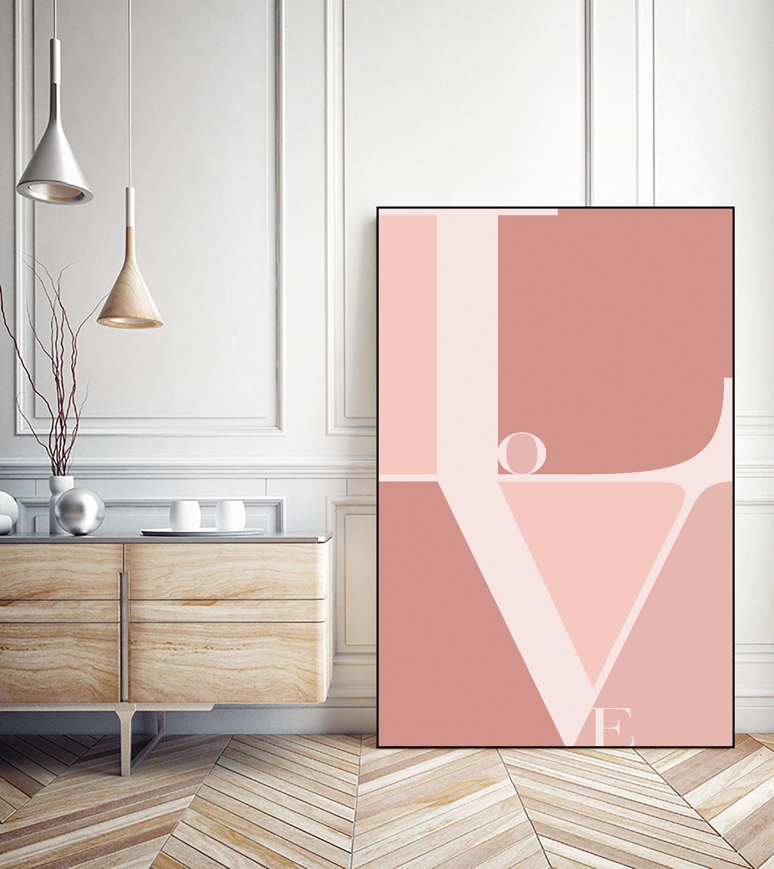 Love by TypeLike on GIANT ART - multicolor design/type; contemporary