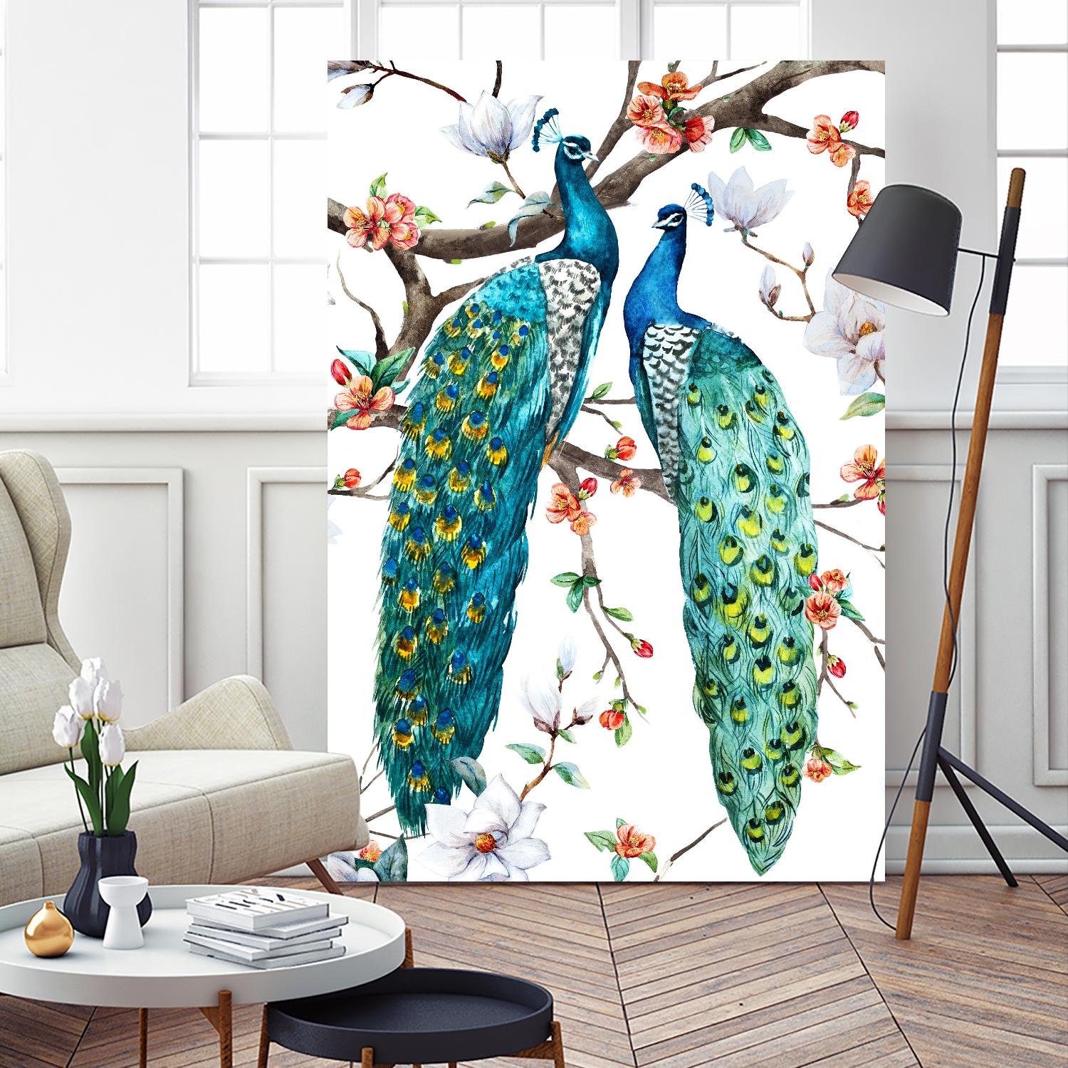 Paradis Birds I by Incado on GIANT ART - multicolor animals