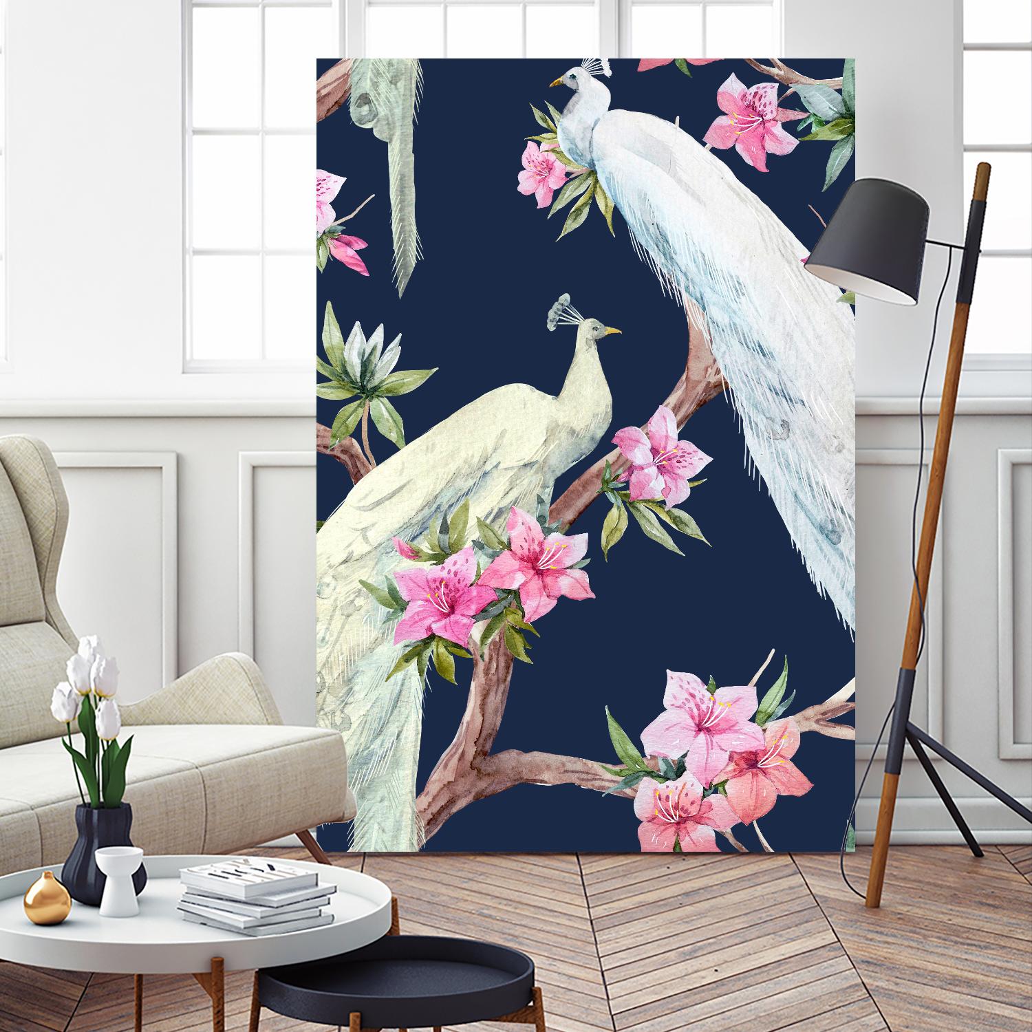 Paradis Birds II by Incado on GIANT ART - multicolor animals