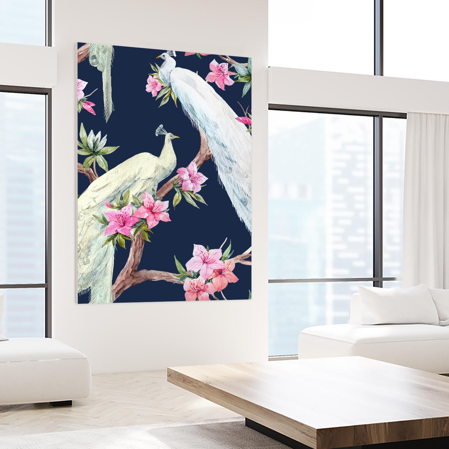 Paradis Birds II by Incado on GIANT ART - multicolor animals