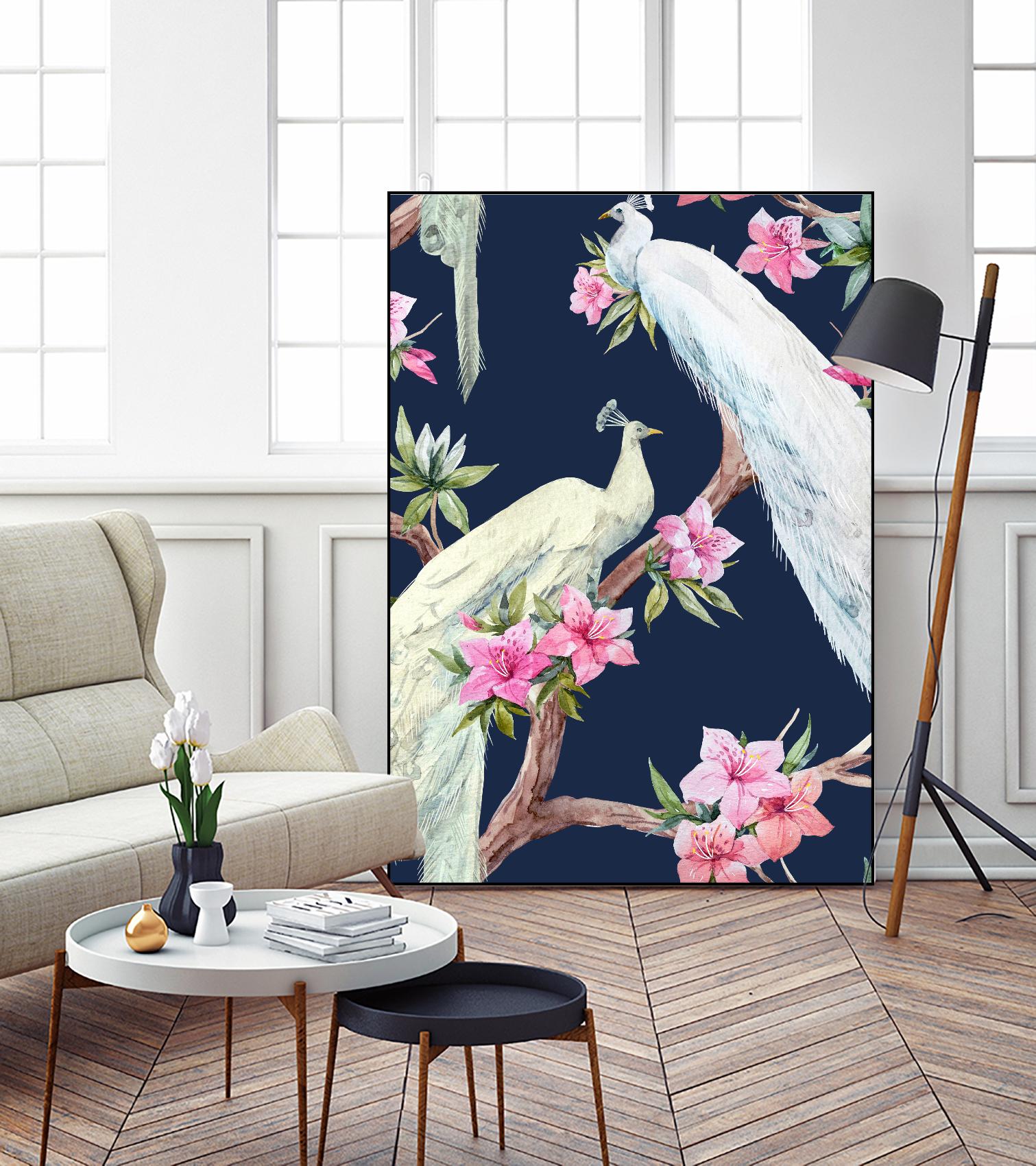 Paradis Birds II by Incado on GIANT ART - multicolor animals