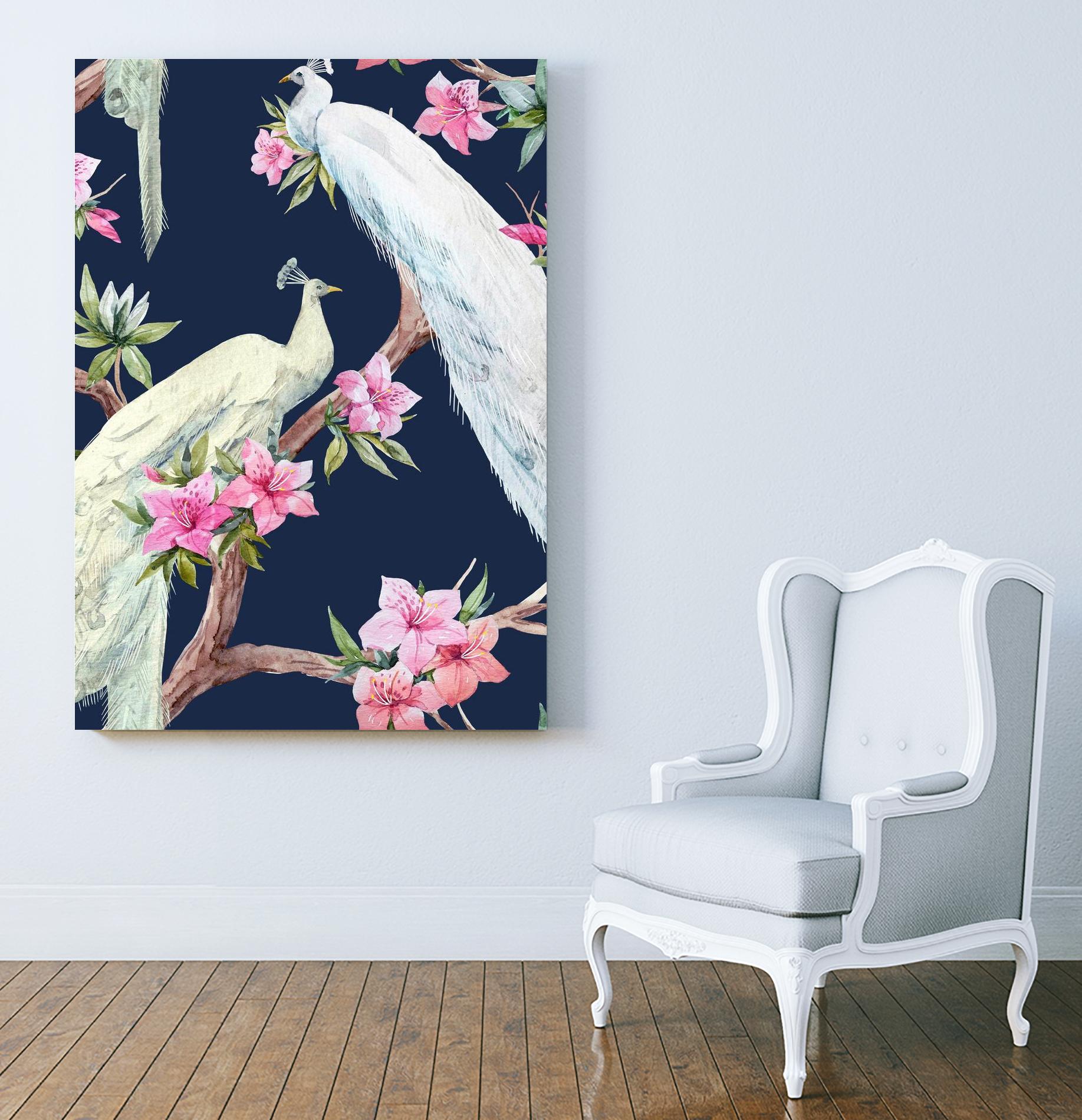 Paradis Birds II by Incado on GIANT ART - multicolor animals