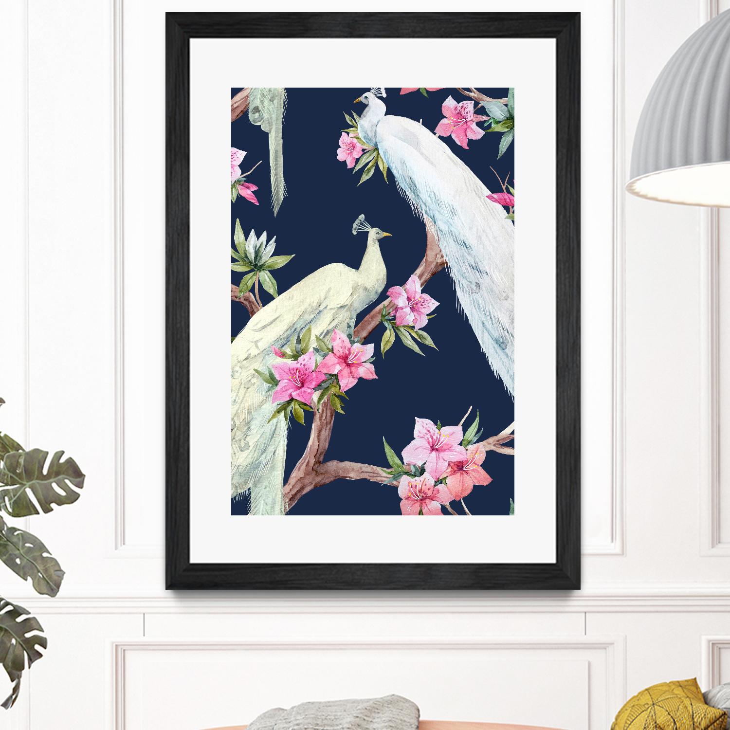 Paradis Birds II by Incado on GIANT ART - multicolor animals