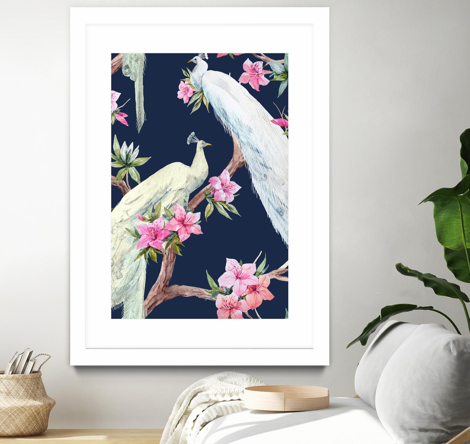 Paradis Birds II by Incado on GIANT ART - multicolor animals