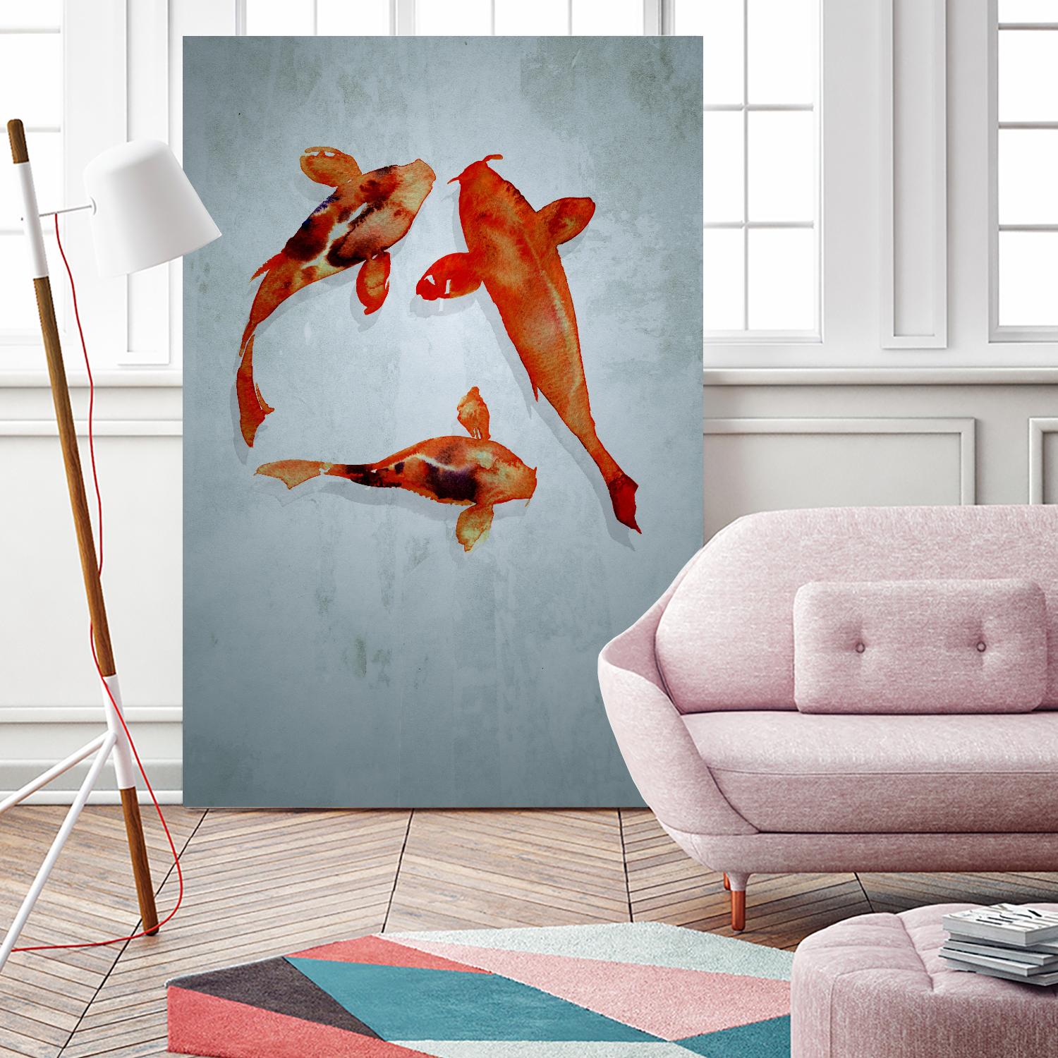 3 friends by Incado on GIANT ART - multicolor animals