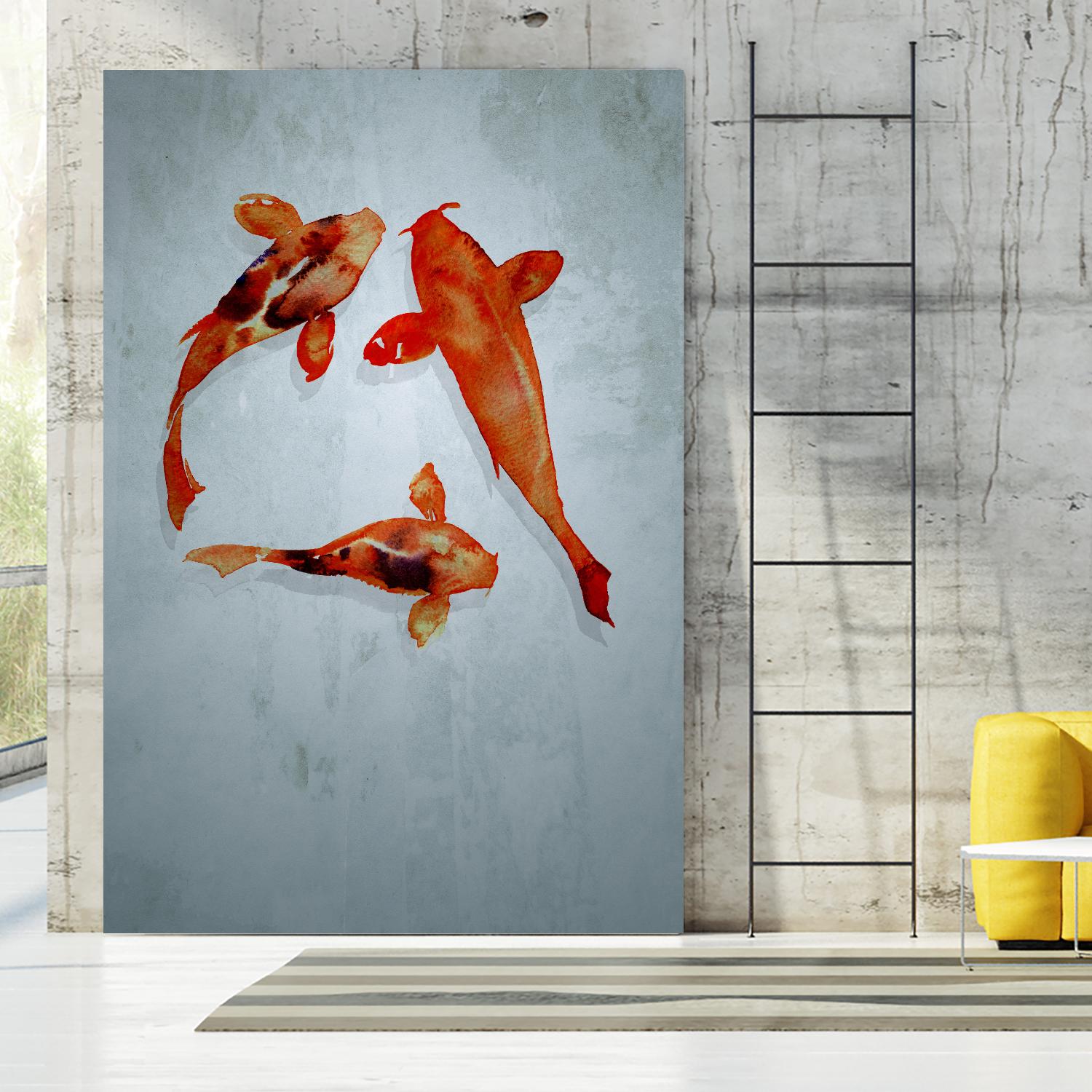 3 friends by Incado on GIANT ART - multicolor animals