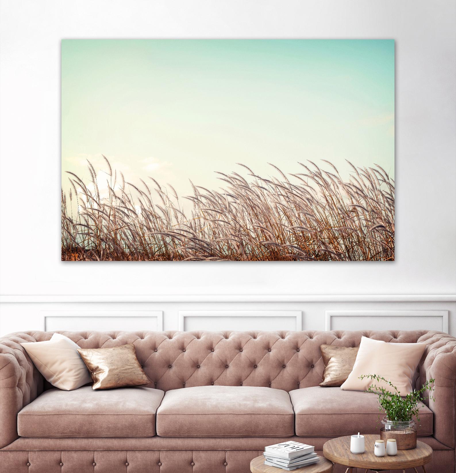 Retro Grass by PhotoINC Studio on GIANT ART - multicolor photography; landscapes