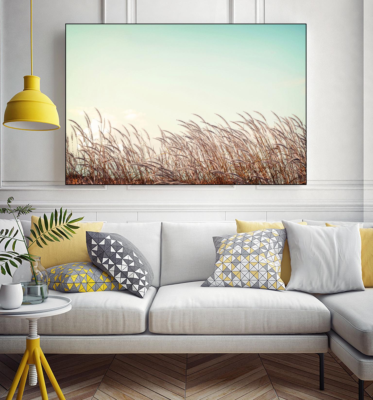 Retro Grass by PhotoINC Studio on GIANT ART - multicolor photography; landscapes