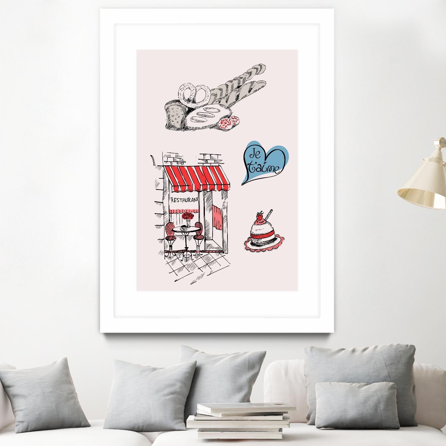 Paris II by TypeLike on GIANT ART - multicolor people/places; cuisine