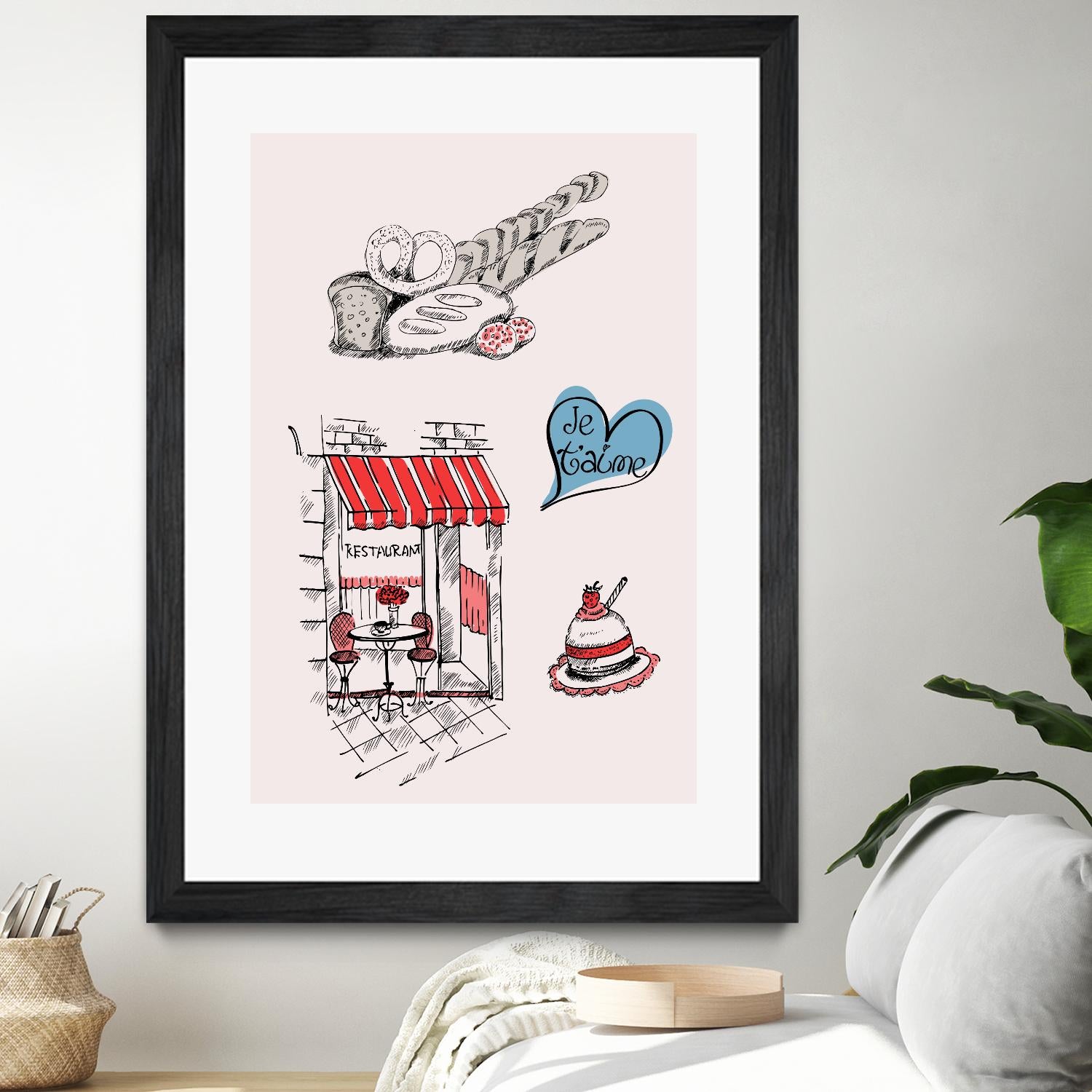 Paris II by TypeLike on GIANT ART - multicolor people/places; cuisine