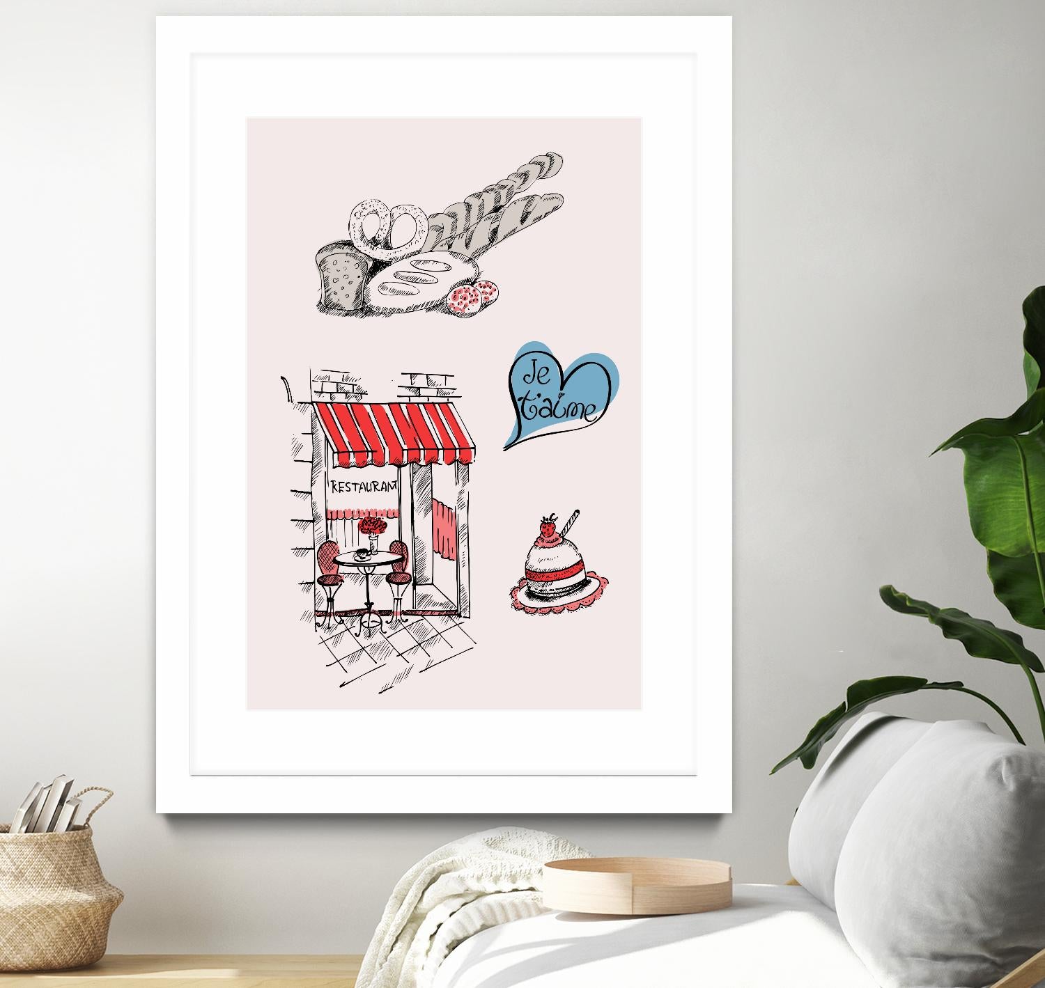 Paris II by TypeLike on GIANT ART - multicolor people/places; cuisine