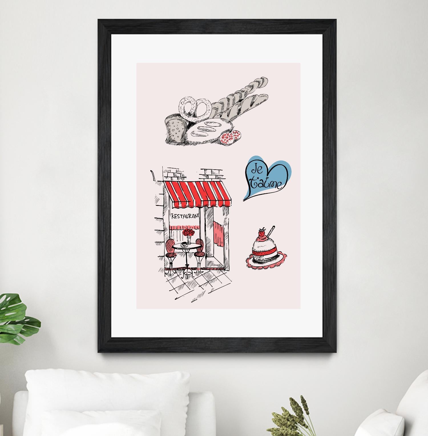 Paris II by TypeLike on GIANT ART - multicolor people/places; cuisine