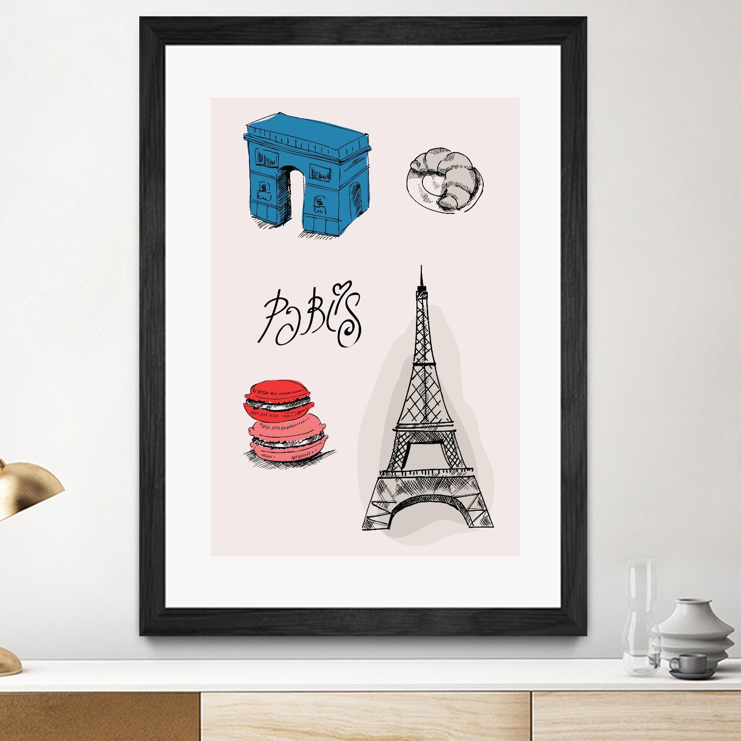 Paris III by TypeLike on GIANT ART - multicolor people/places; cuisine