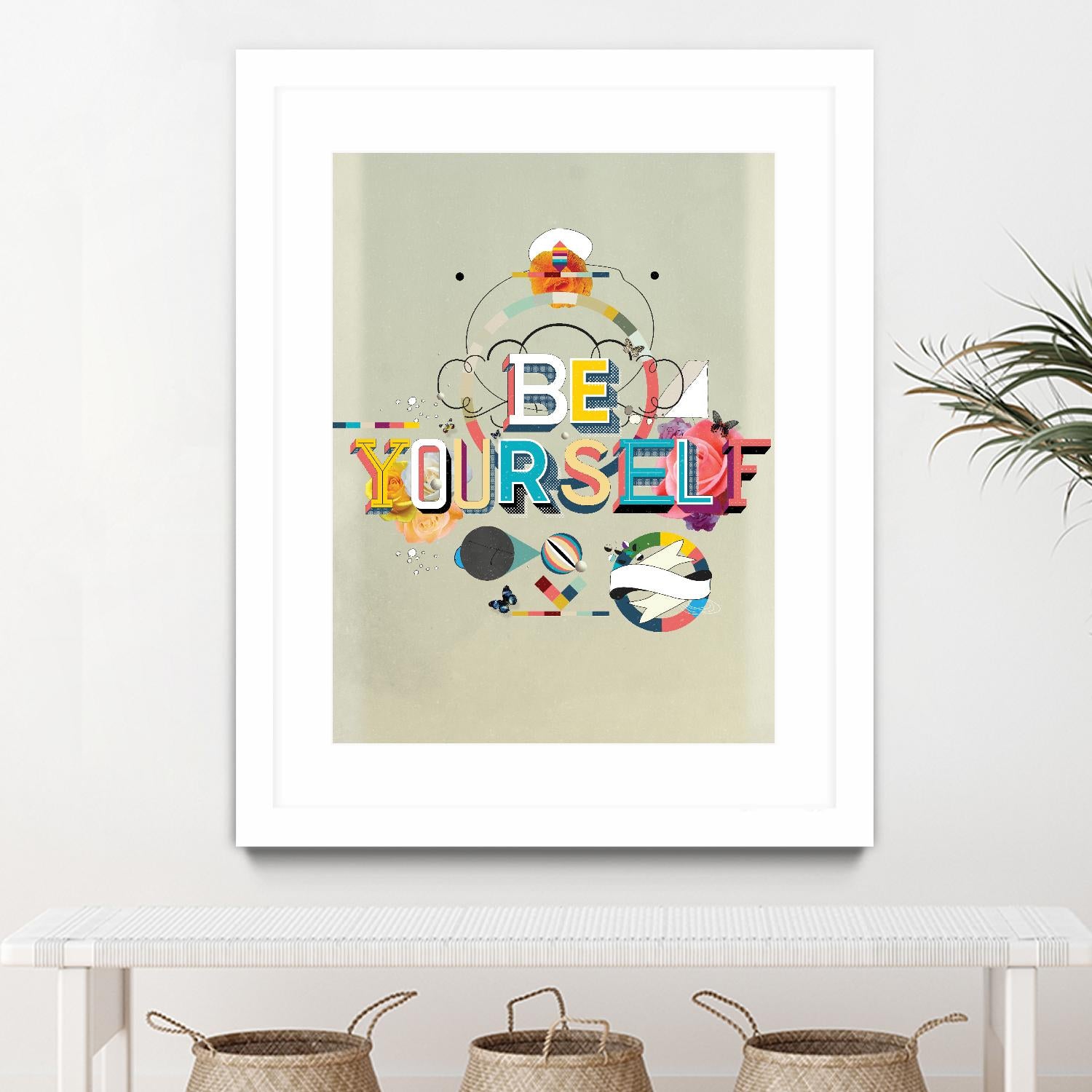 Be Yourself by Kavan & Company on GIANT ART - multi inspirational, novelty, design/type, illustration, typography