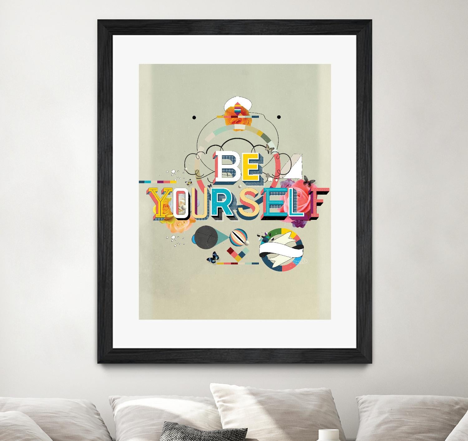 Be Yourself by Kavan & Company on GIANT ART - multi inspirational, novelty, design/type, illustration, typography