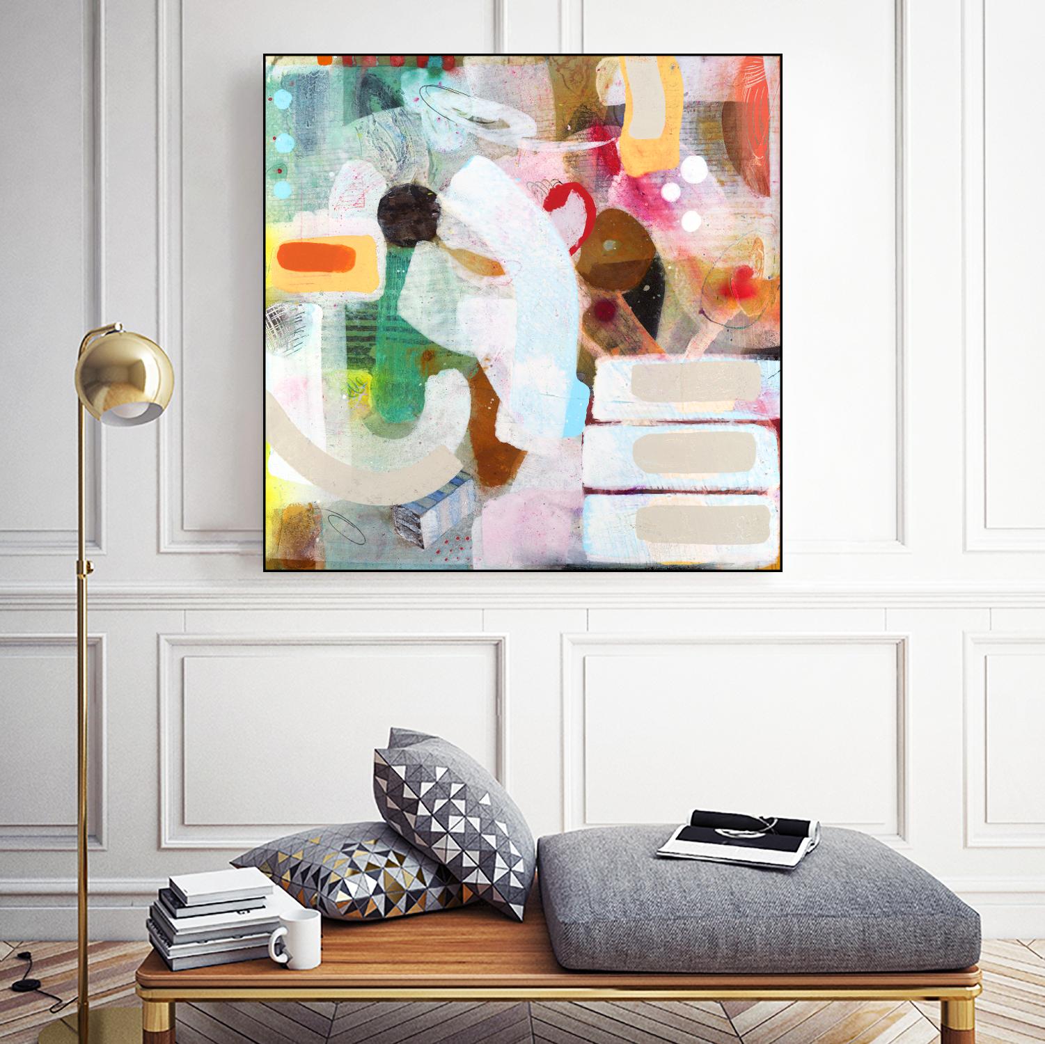 Changed My Mind 3 by Aleah Koury on GIANT ART - white abstract