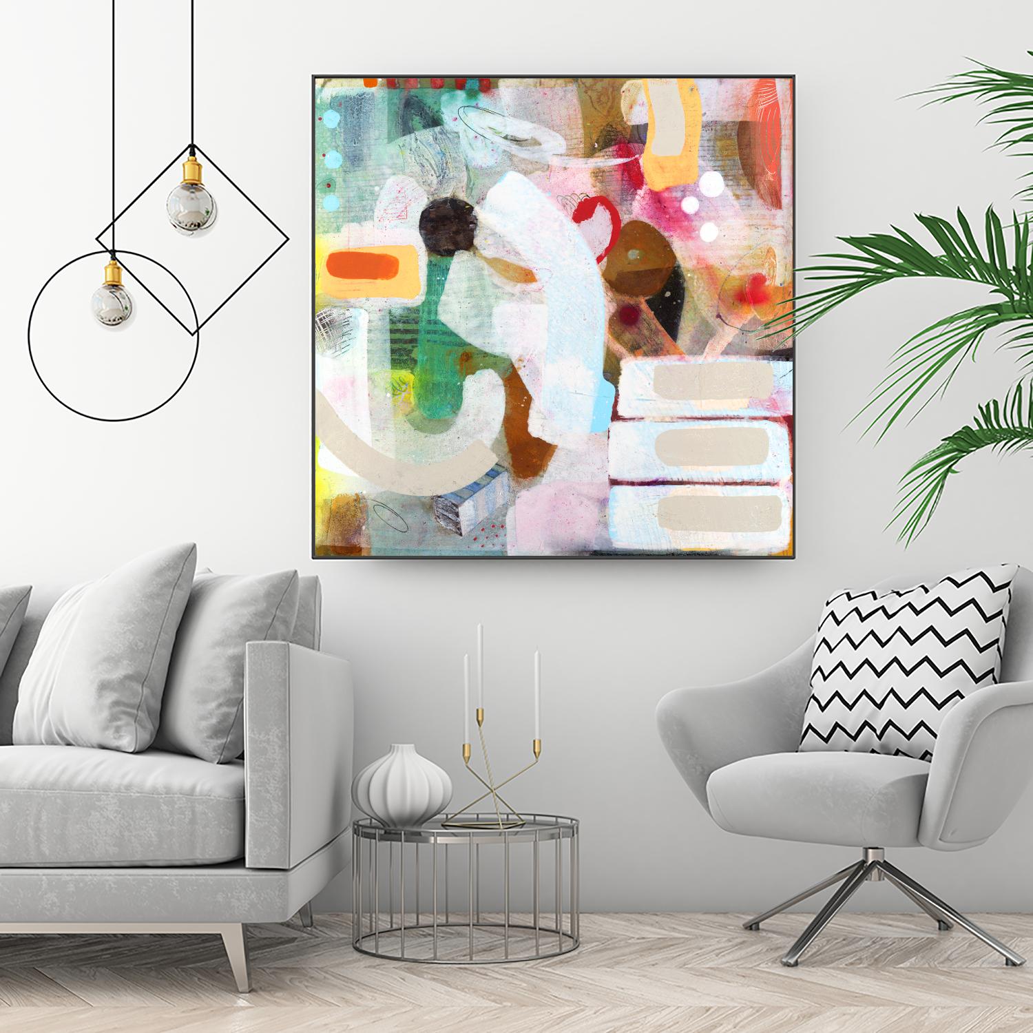 Changed My Mind 3 by Aleah Koury on GIANT ART - white abstract