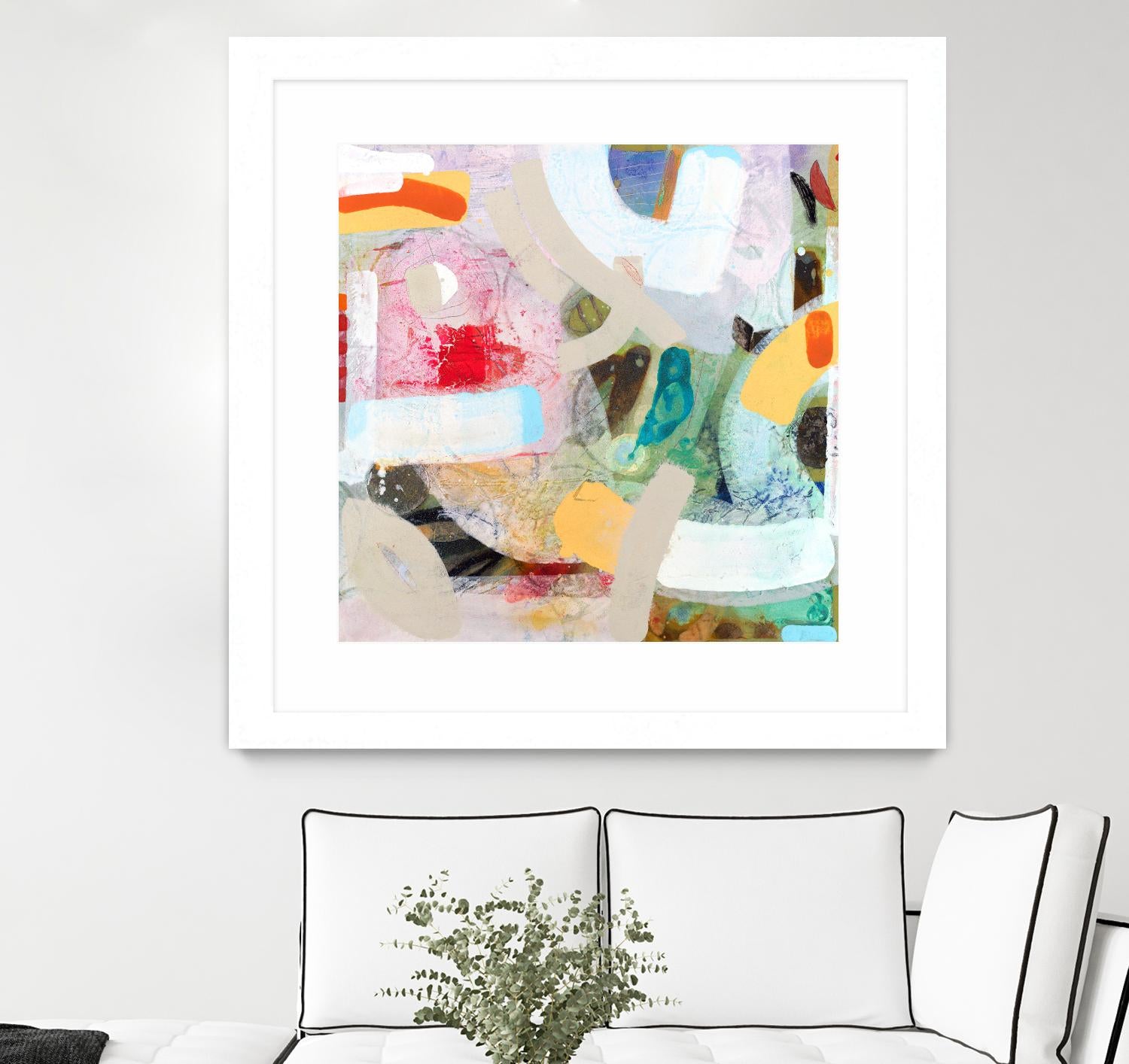 Changed My Mind 4 by Aleah Koury on GIANT ART - white abstract