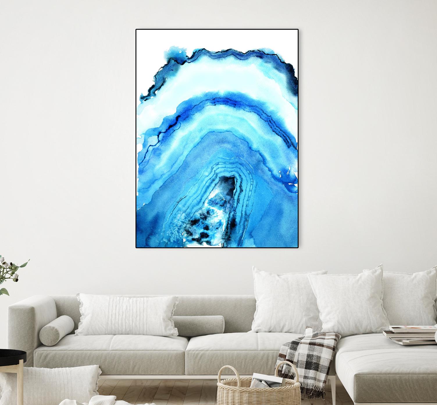 Geode Art by Nancy Knight on GIANT ART - multicolor abstracts; contemporary