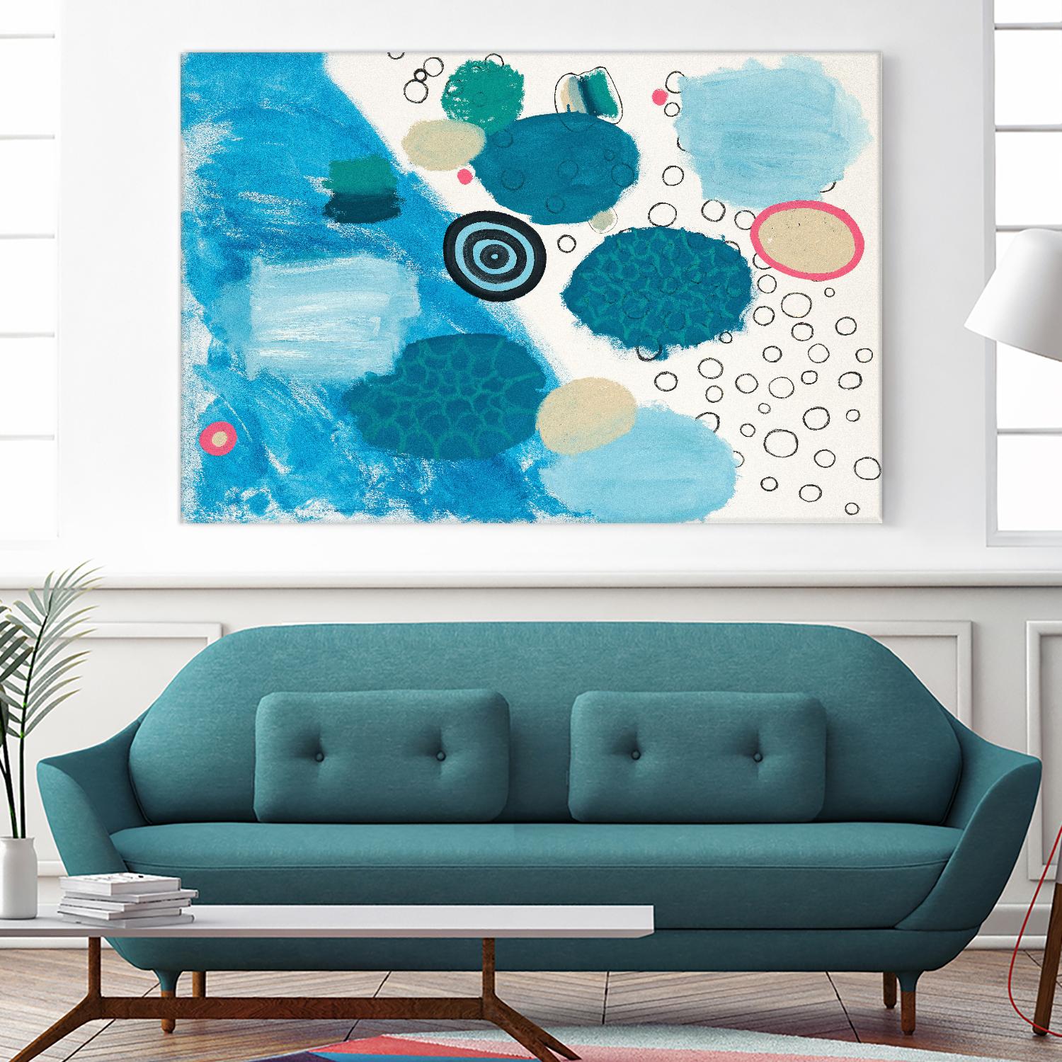 Aftermath by Maggie Kleinpeter on GIANT ART - multicolor abstracts; contemporary