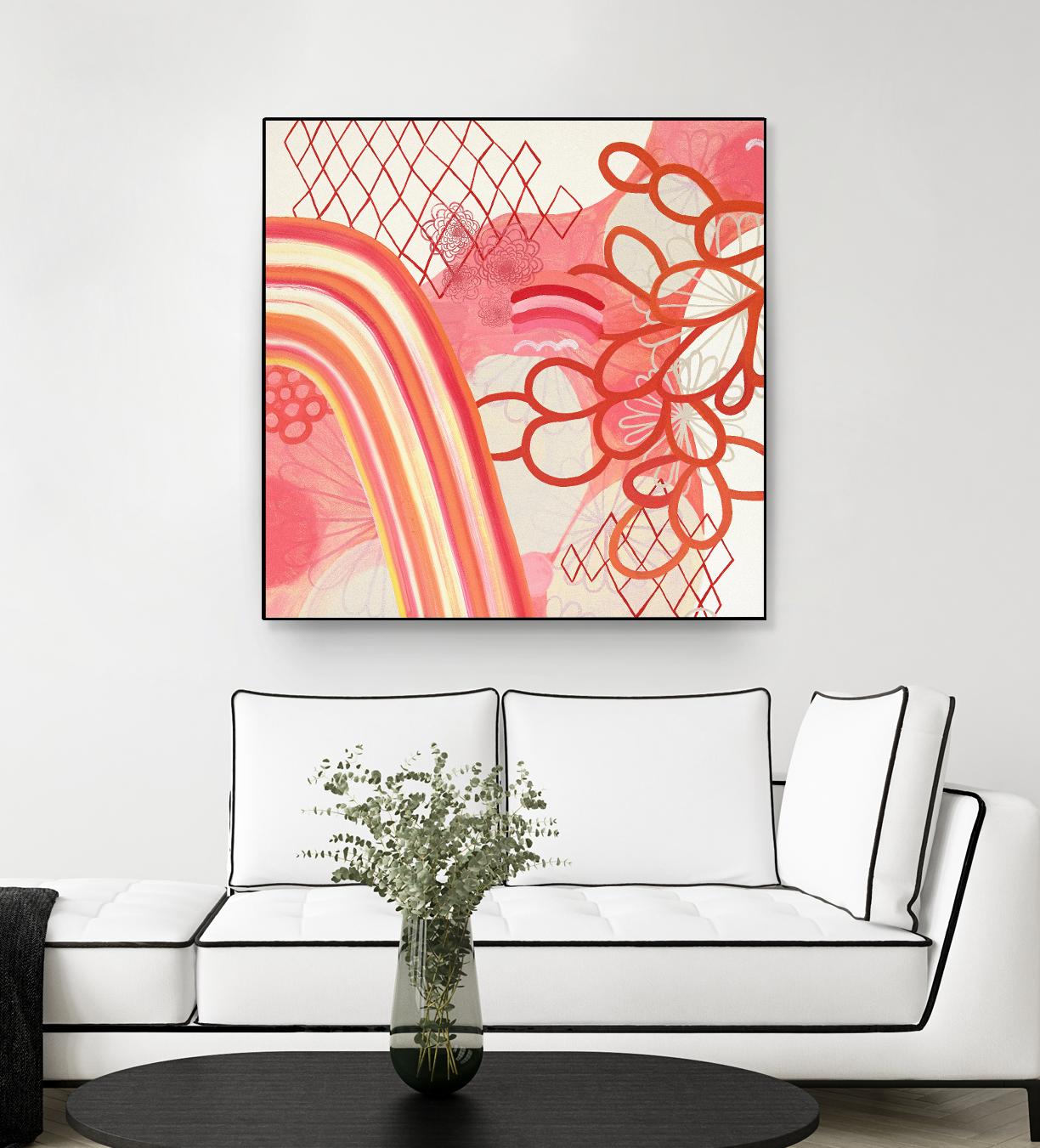 Cherry Fruitstripe Chain by Maggie Kleinpeter on GIANT ART - multicolor abstracts; contemporary