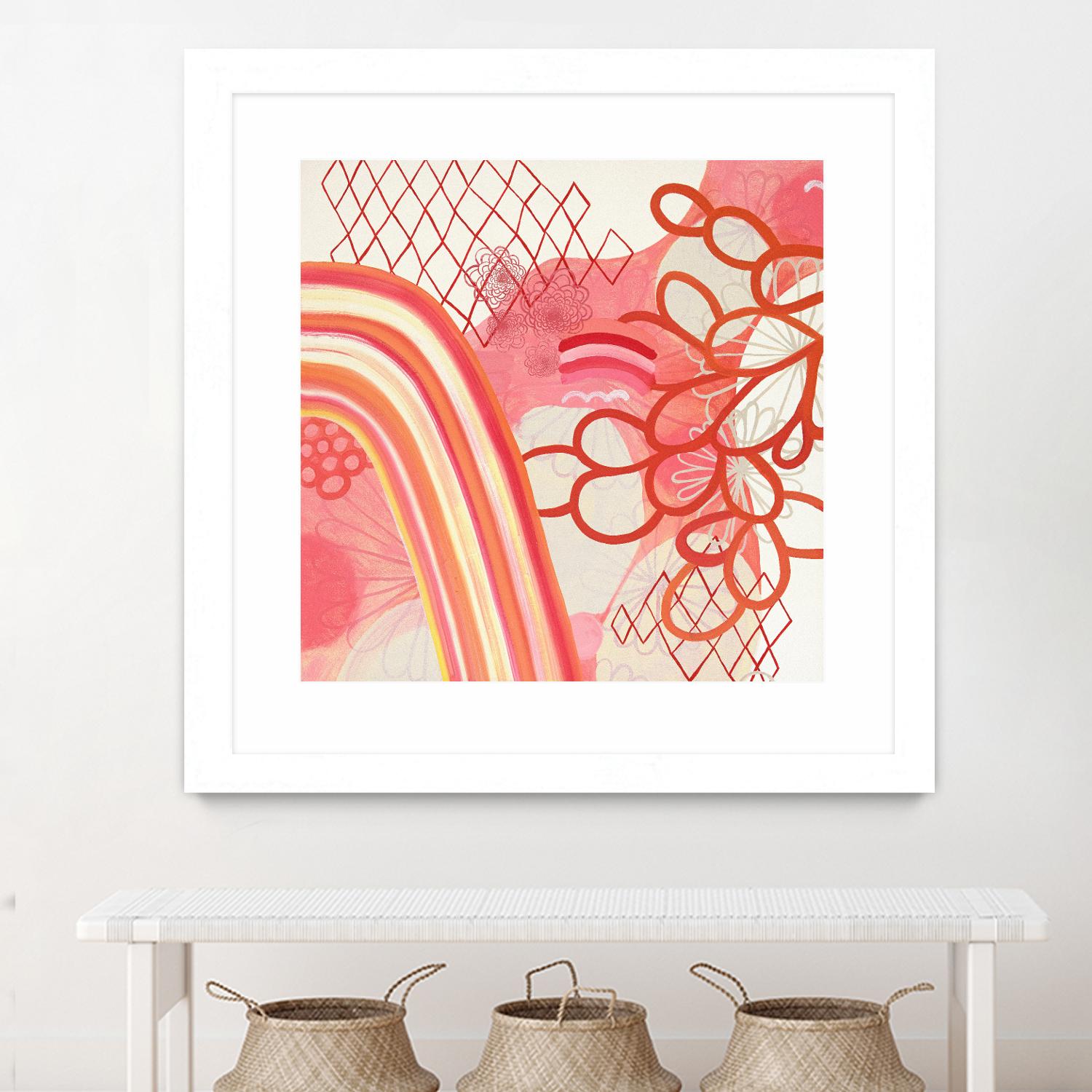 Cherry Fruitstripe Chain by Maggie Kleinpeter on GIANT ART - multicolor abstracts; contemporary