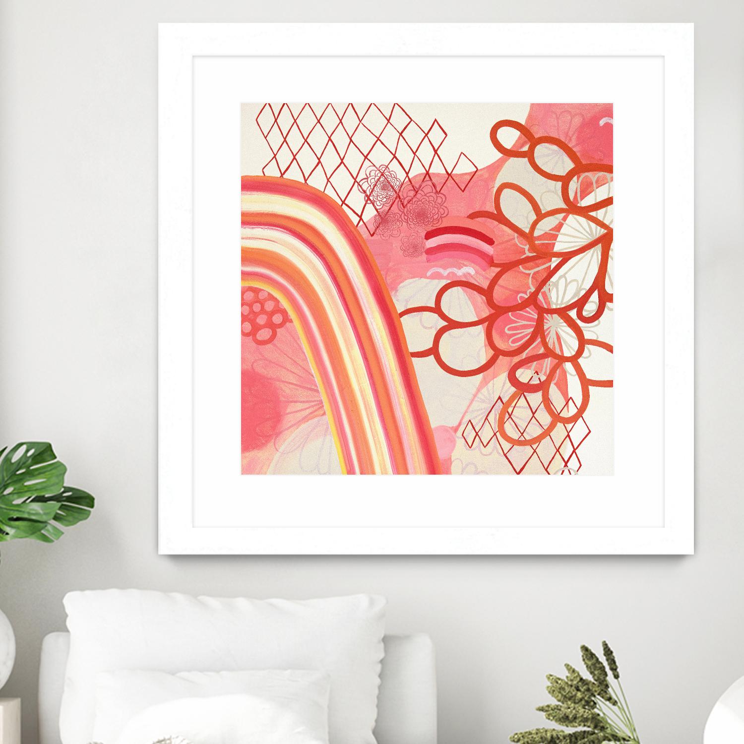 Cherry Fruitstripe Chain by Maggie Kleinpeter on GIANT ART - multicolor abstracts; contemporary