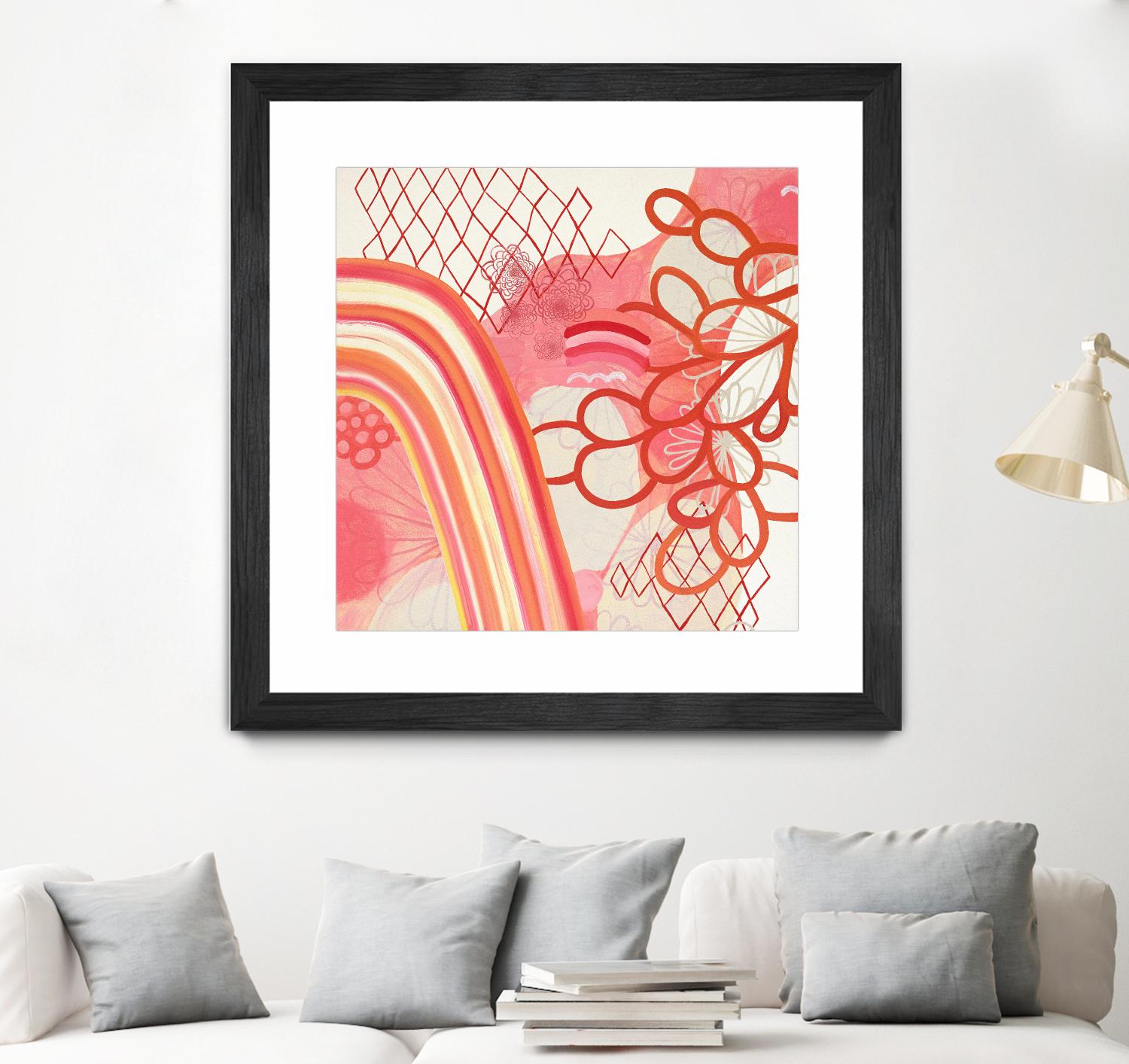 Cherry Fruitstripe Chain by Maggie Kleinpeter on GIANT ART - multicolor abstracts; contemporary
