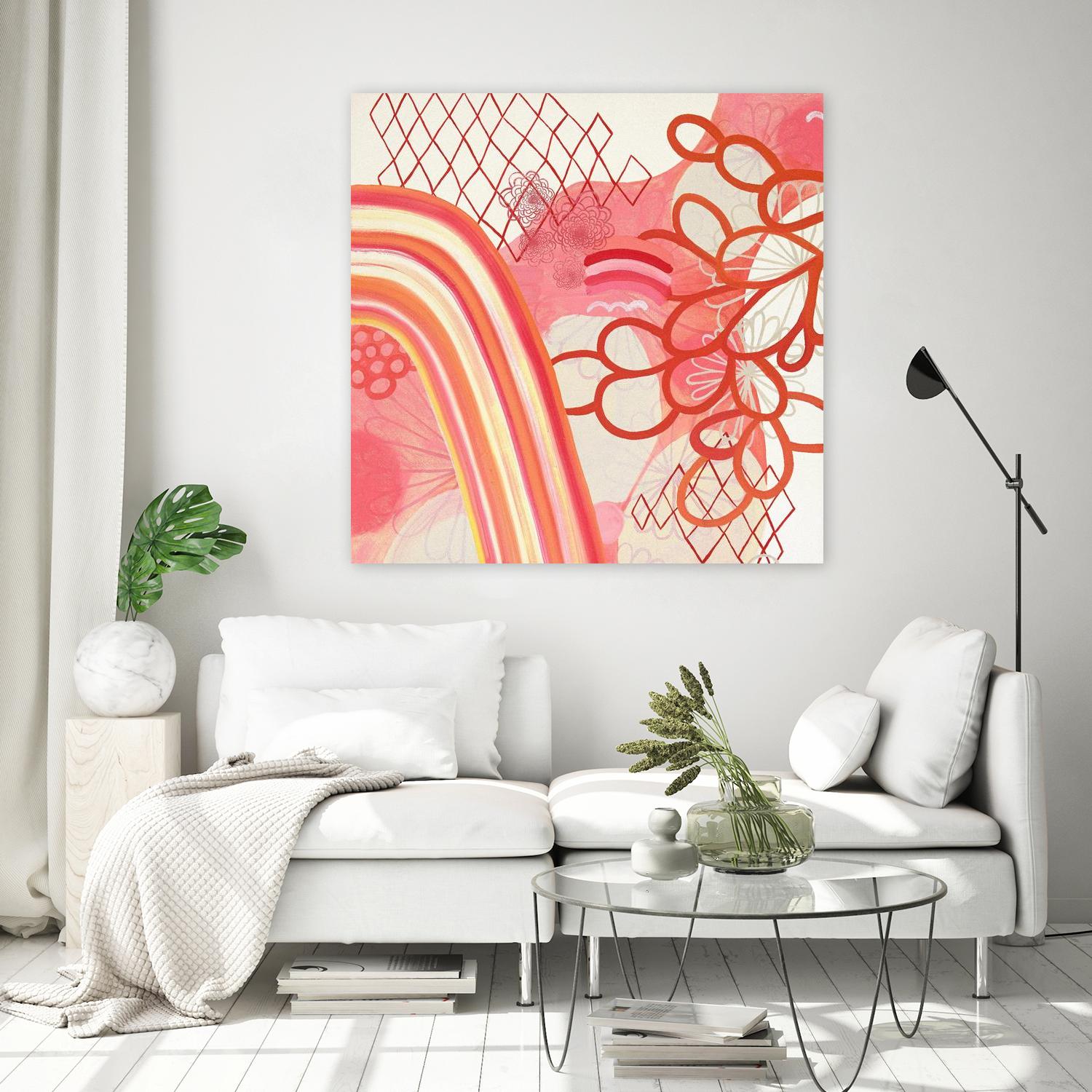 Cherry Fruitstripe Chain by Maggie Kleinpeter on GIANT ART - multicolor abstracts; contemporary