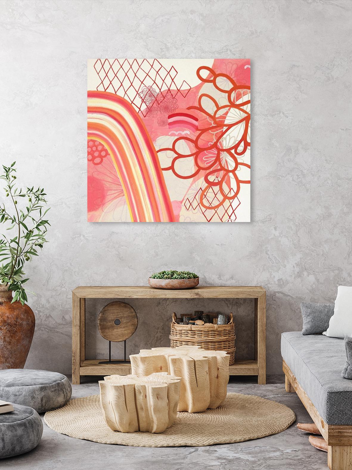 Cherry Fruitstripe Chain by Maggie Kleinpeter on GIANT ART - multicolor abstracts; contemporary