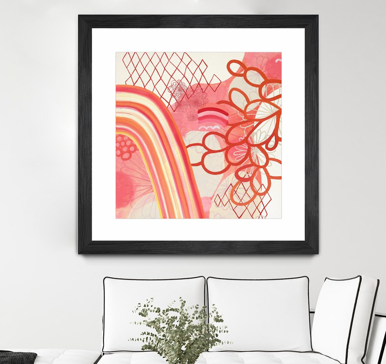 Cherry Fruitstripe Chain by Maggie Kleinpeter on GIANT ART - multicolor abstracts; contemporary